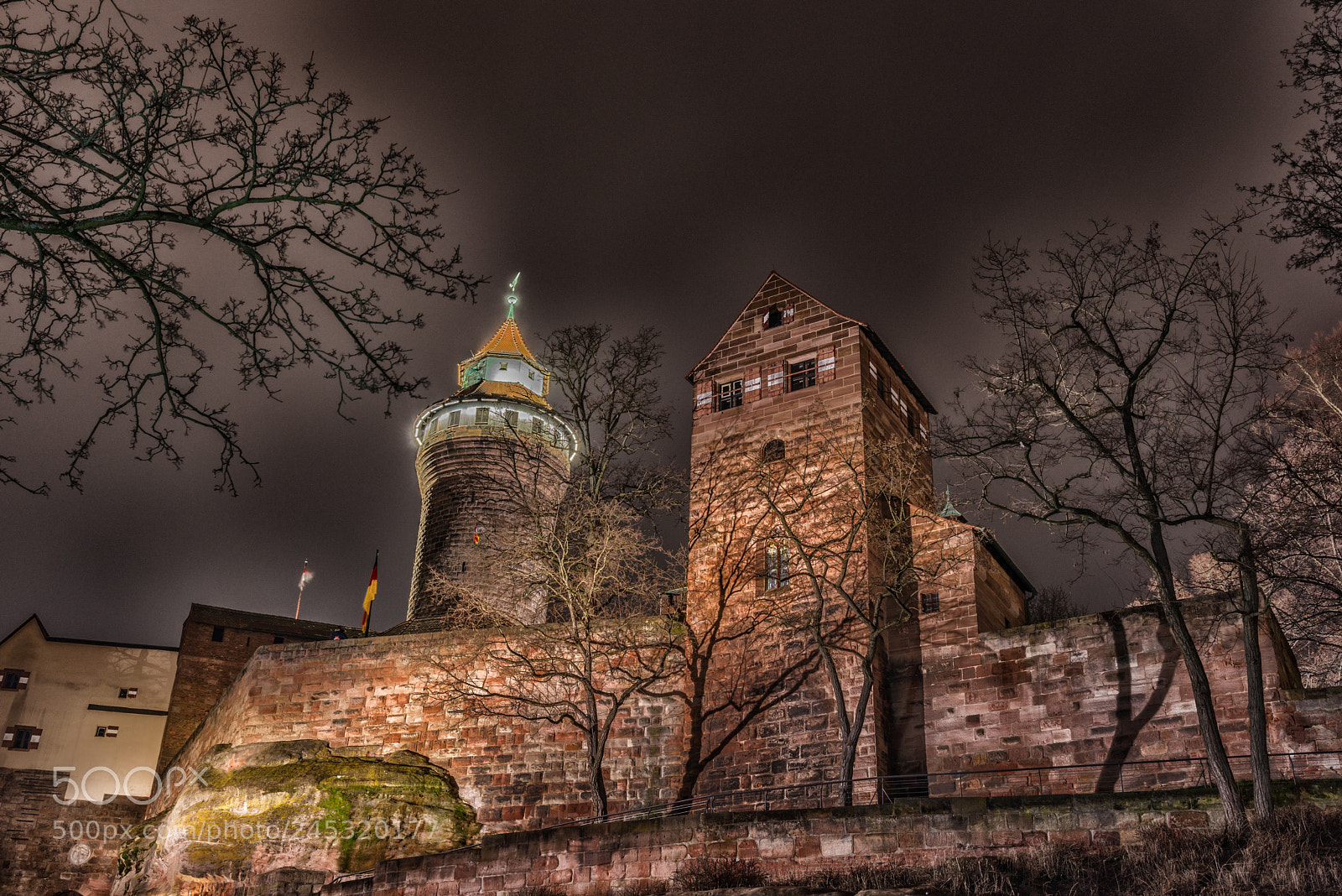 Nikon D800 sample photo. Castle in contrast photography
