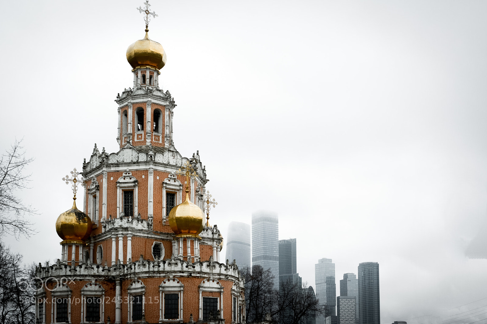 Nikon D5200 sample photo. Moscow contrast photography