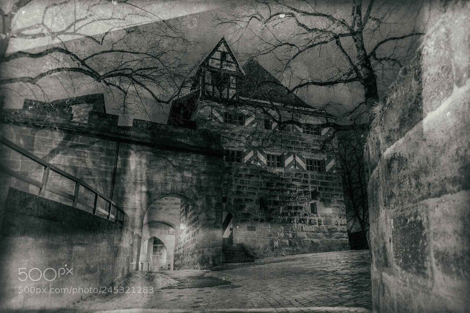 Nikon D800 sample photo. Geisterburg um mitternacht photography