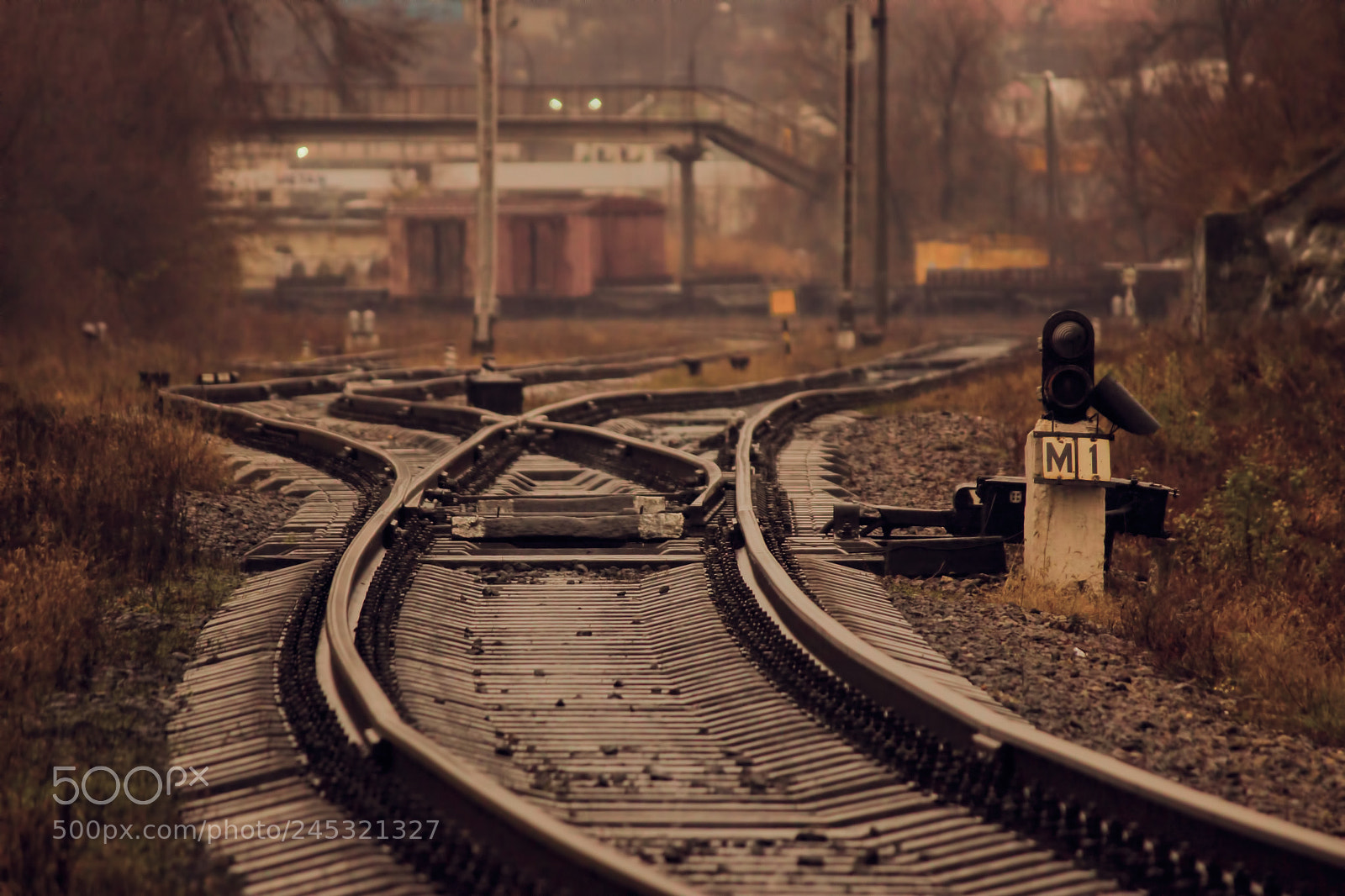 Canon EOS 600D (Rebel EOS T3i / EOS Kiss X5) sample photo. Train track photography