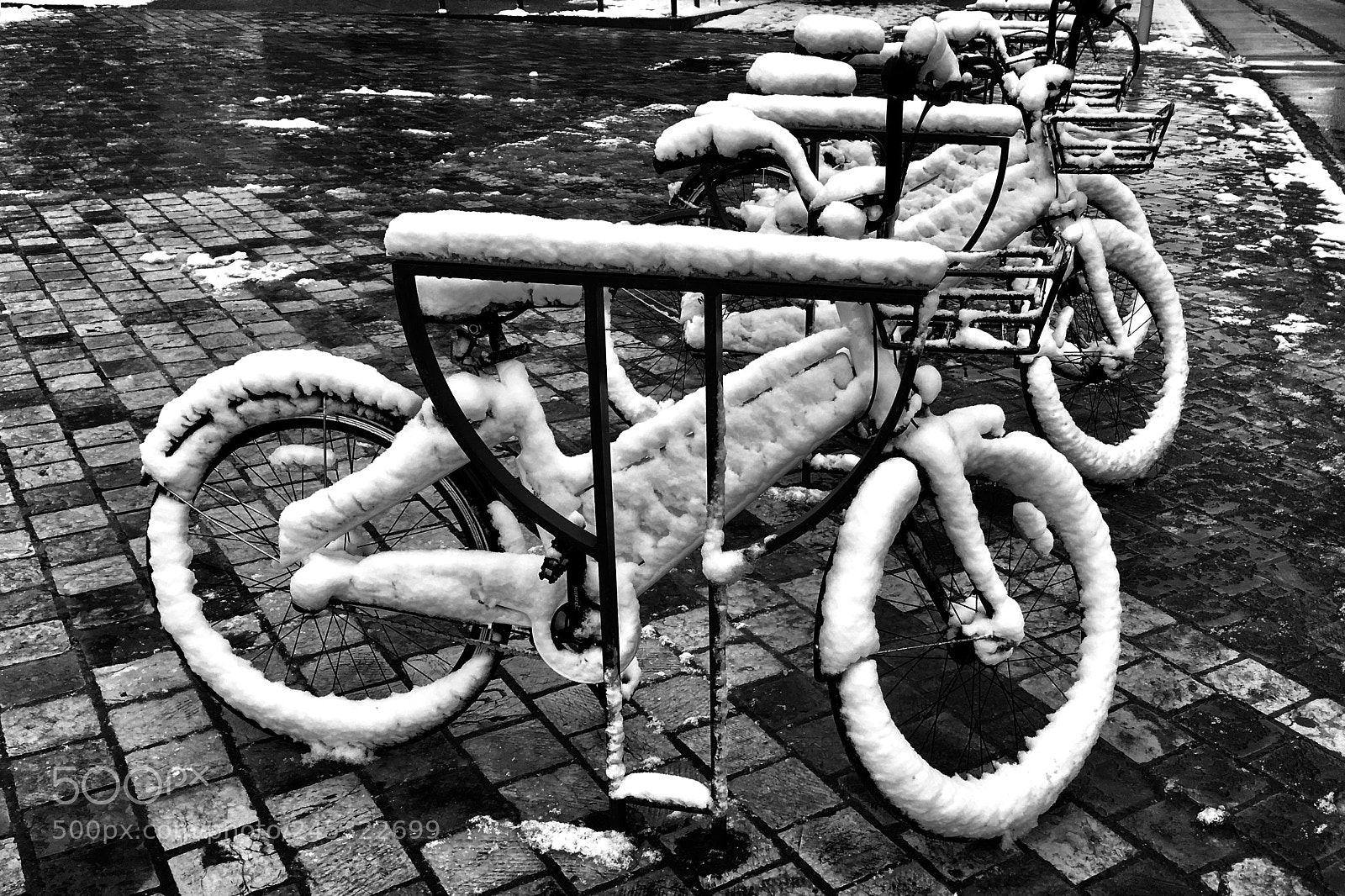 Apple iPhone 6s sample photo. Snow bike photography