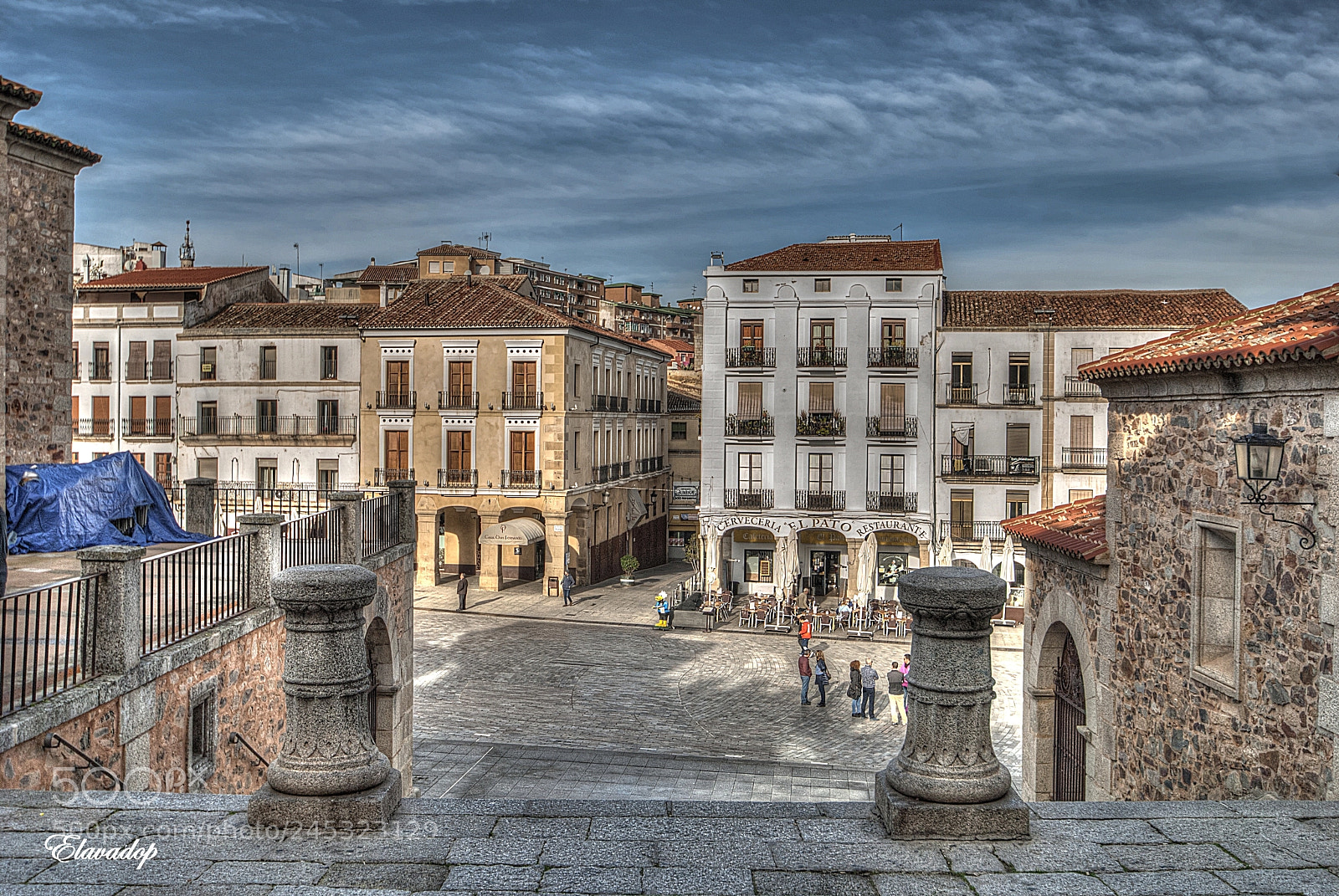 Nikon D3000 sample photo. Plaza mayor photography