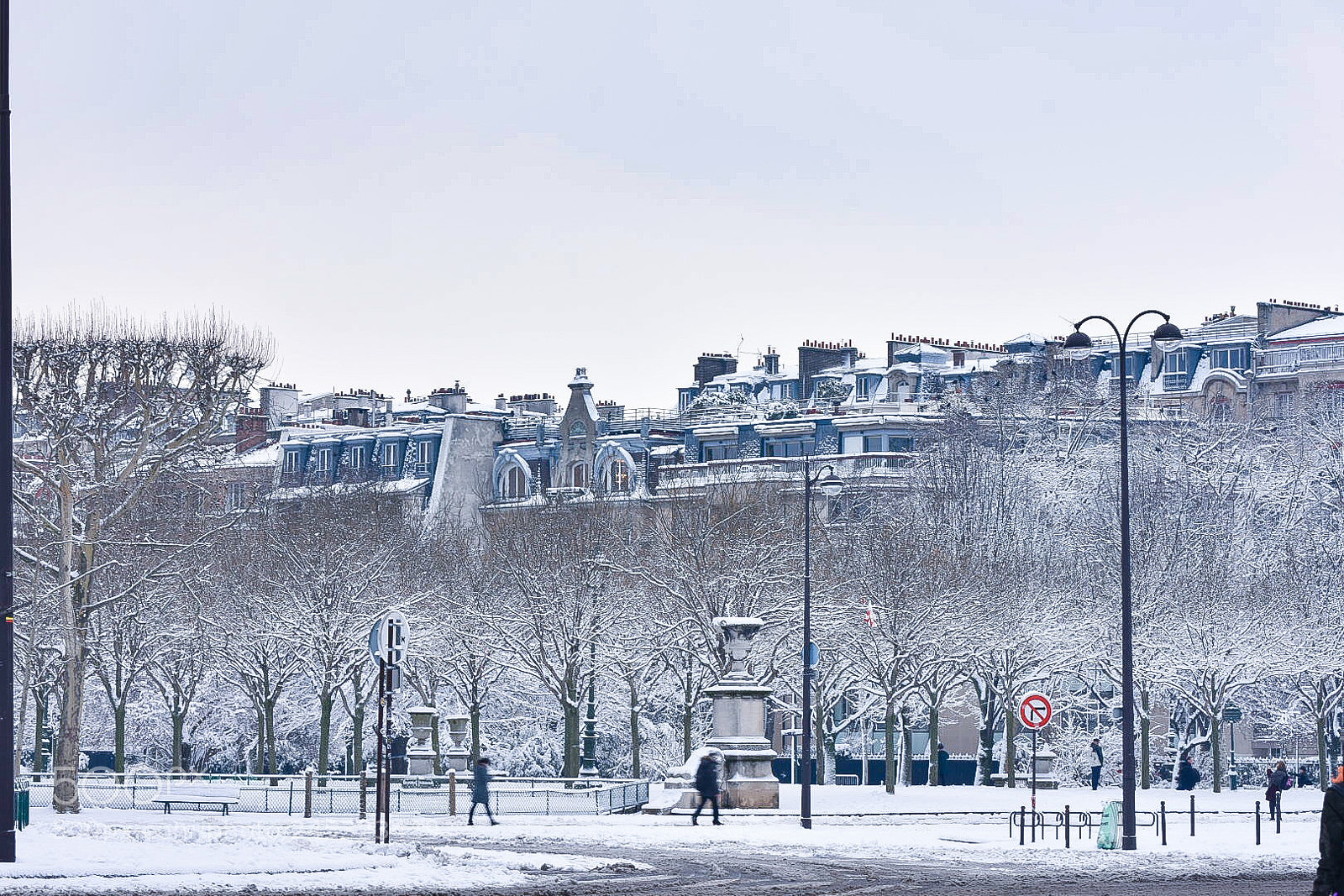 Nikon D7200 sample photo. Snow in paris photography