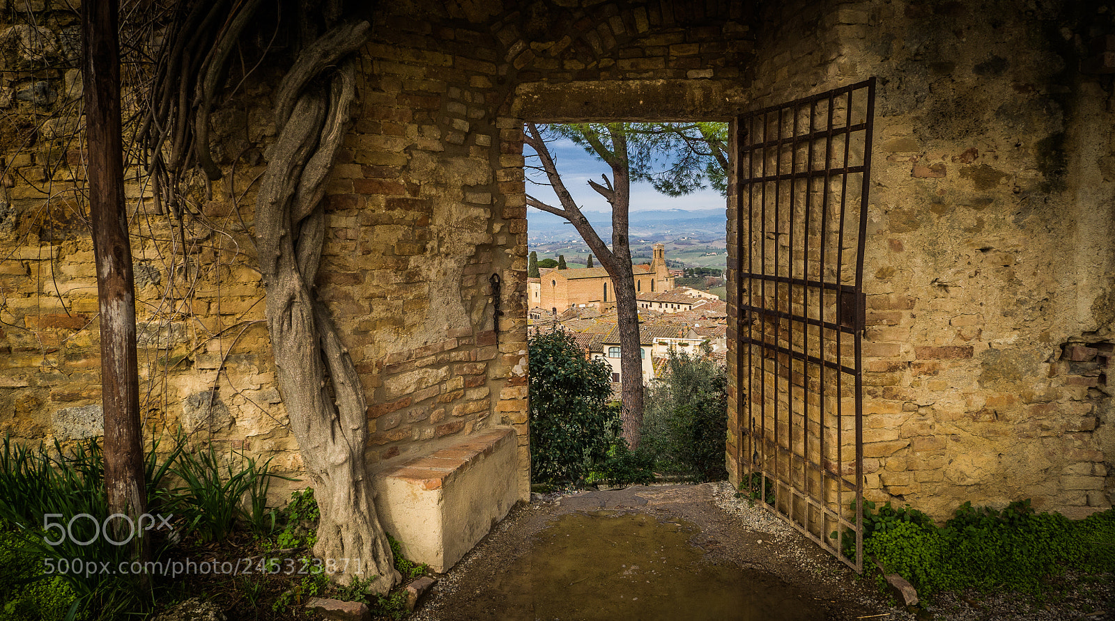 Olympus OM-D E-M10 sample photo. Gate to the city photography