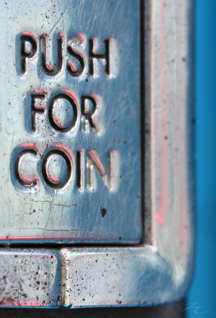 Canon EOS 50D sample photo. Push for coin photography