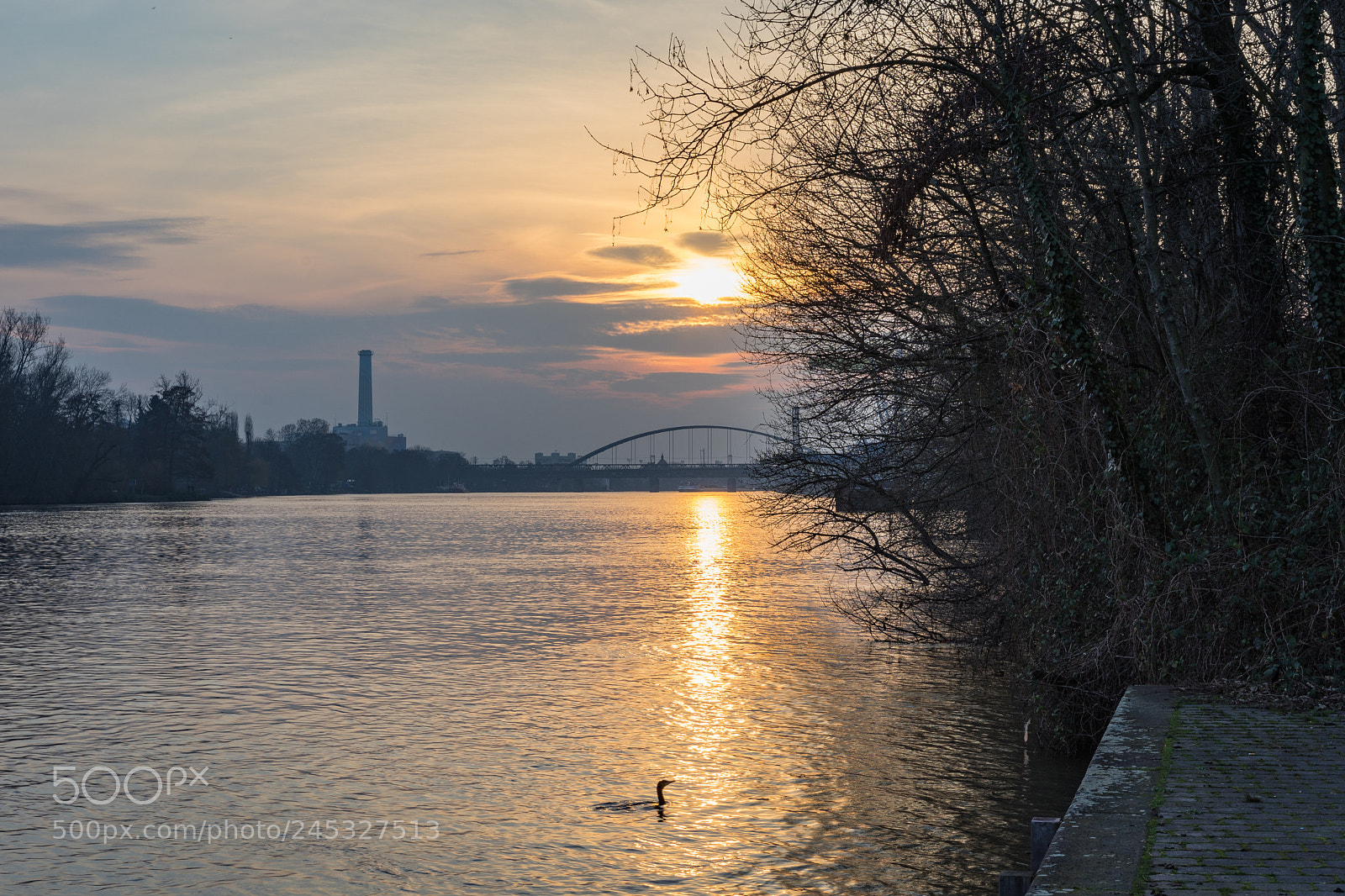 Sony a7 II sample photo. Sunset gutleutviertel frankfurt photography