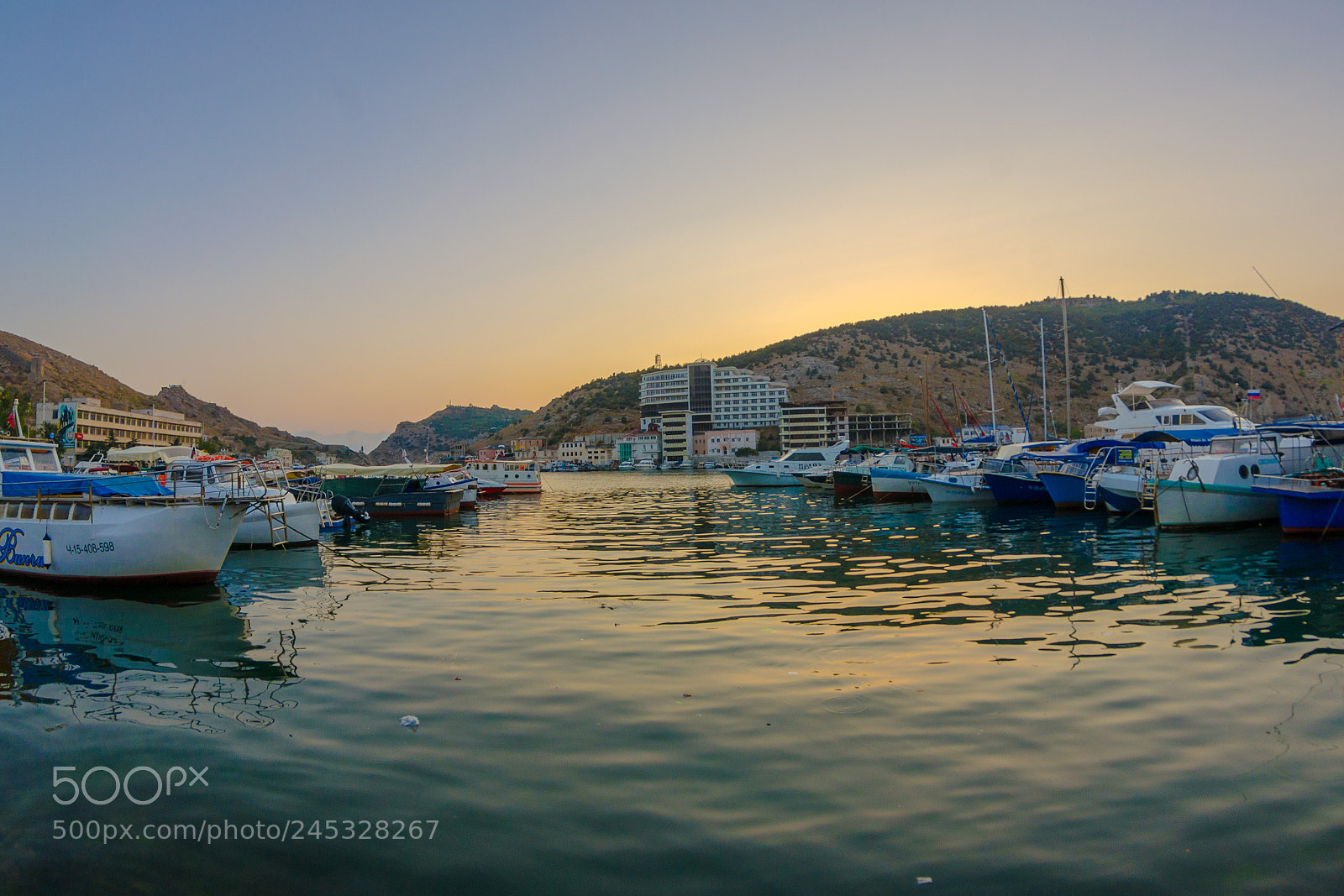 Nikon D5100 sample photo. Boats in balaclava photography
