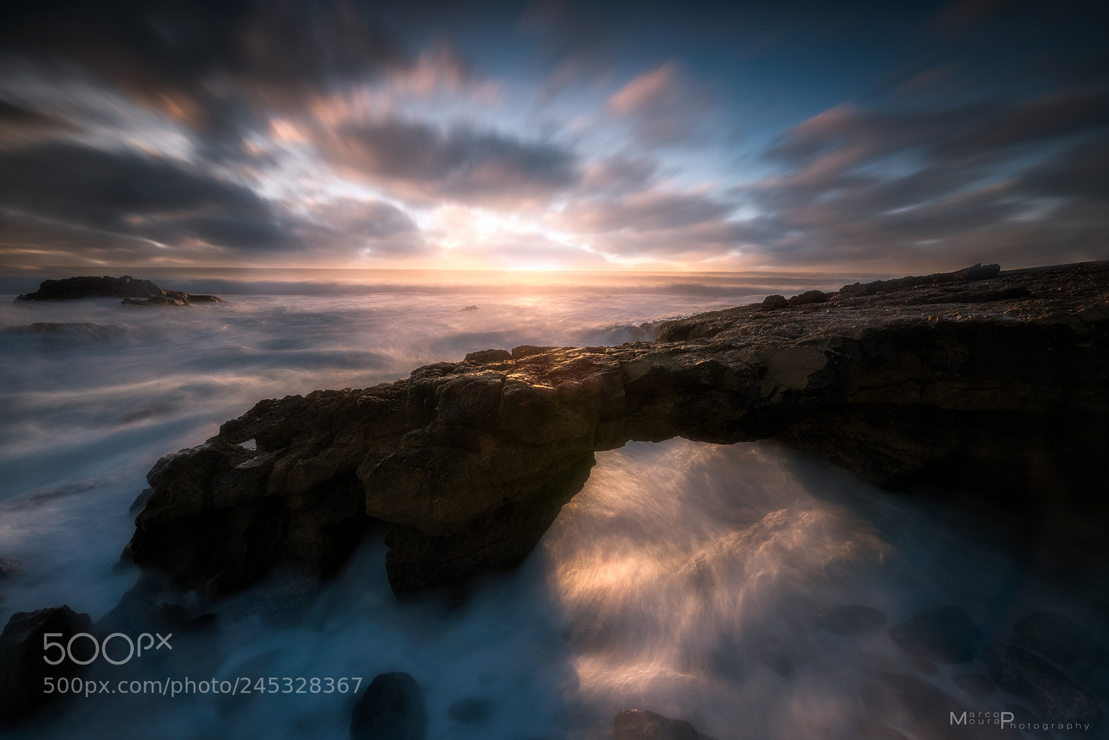 Nikon D810 sample photo. Sunset arch photography
