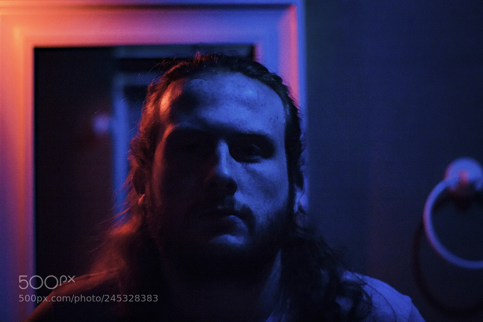 Canon EOS 700D (EOS Rebel T5i / EOS Kiss X7i) sample photo. Self portrait blue and photography