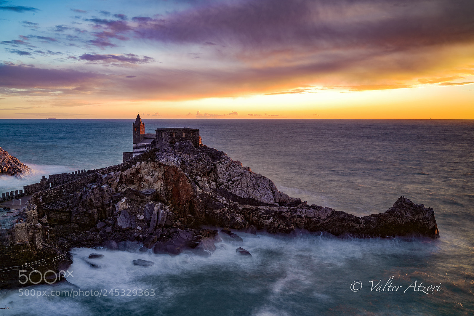 Sony a7R III sample photo. Sunset in portovenere. photography