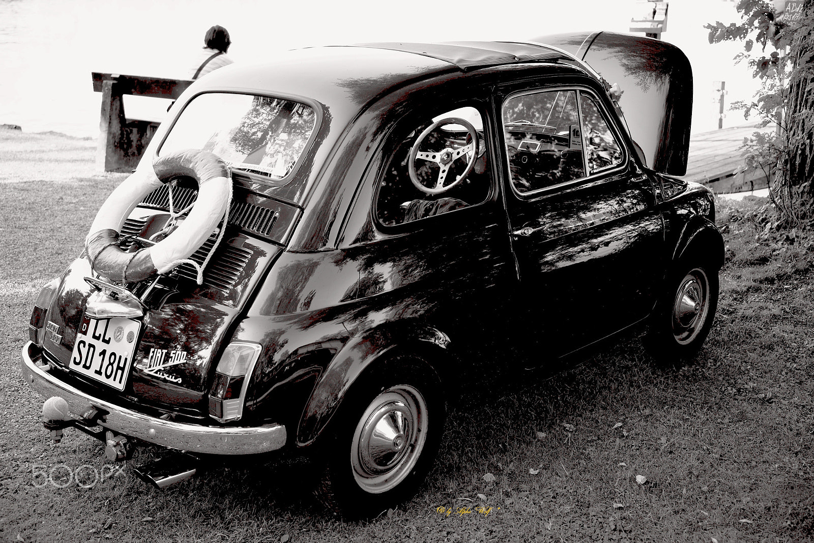 Pentax K-1 sample photo. Fiat 500 luxus photography
