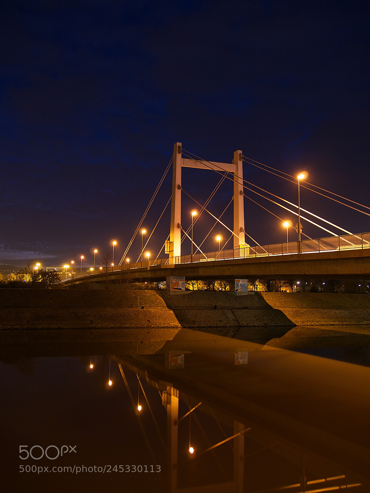 Panasonic DMC-G70 sample photo. Würzburg at night photography