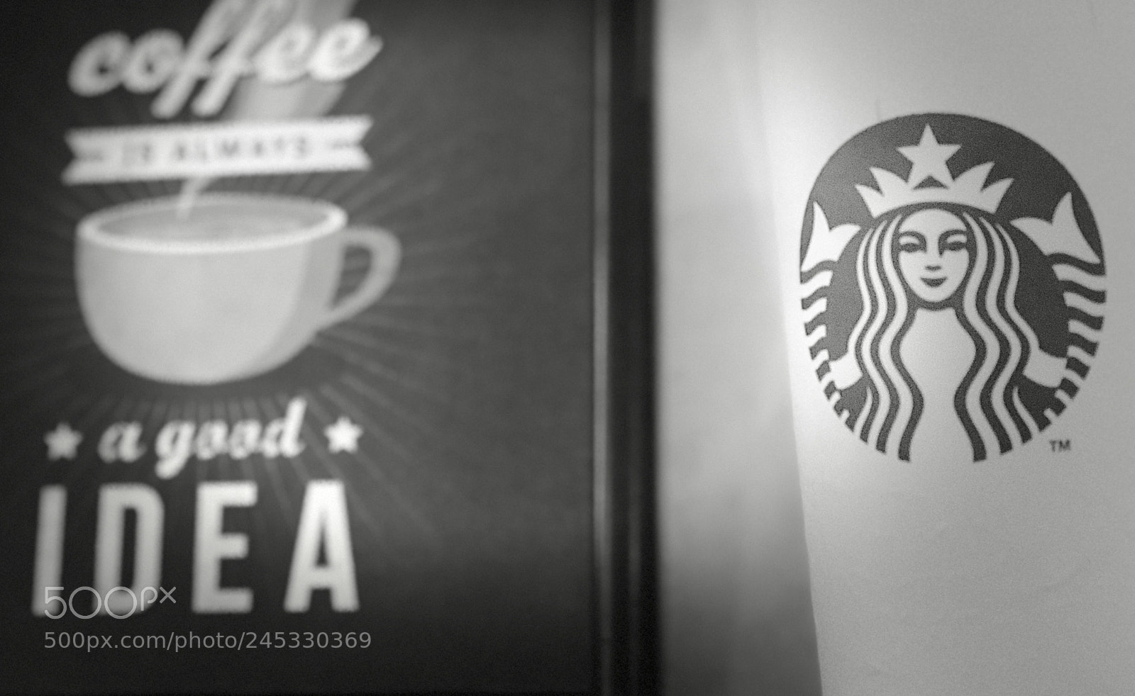 Apple iPhone 8 Plus sample photo. Starbucks coffee photography