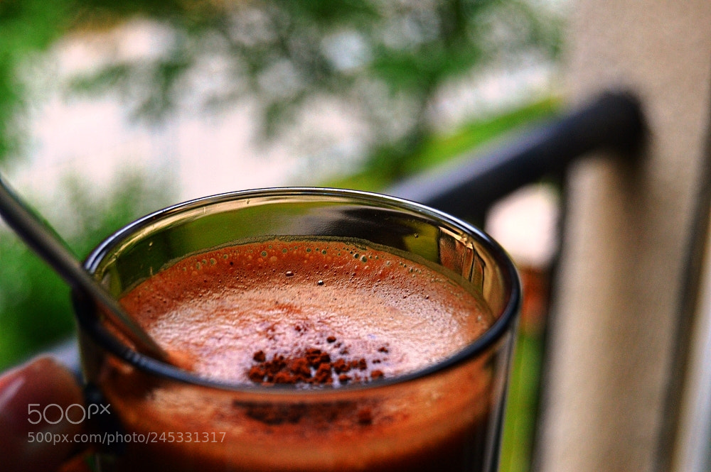 Nikon D3200 sample photo. Coffee photography