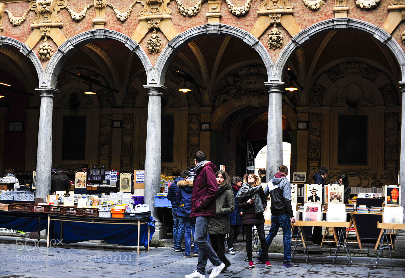 Nikon D700 sample photo. Market with old books photography