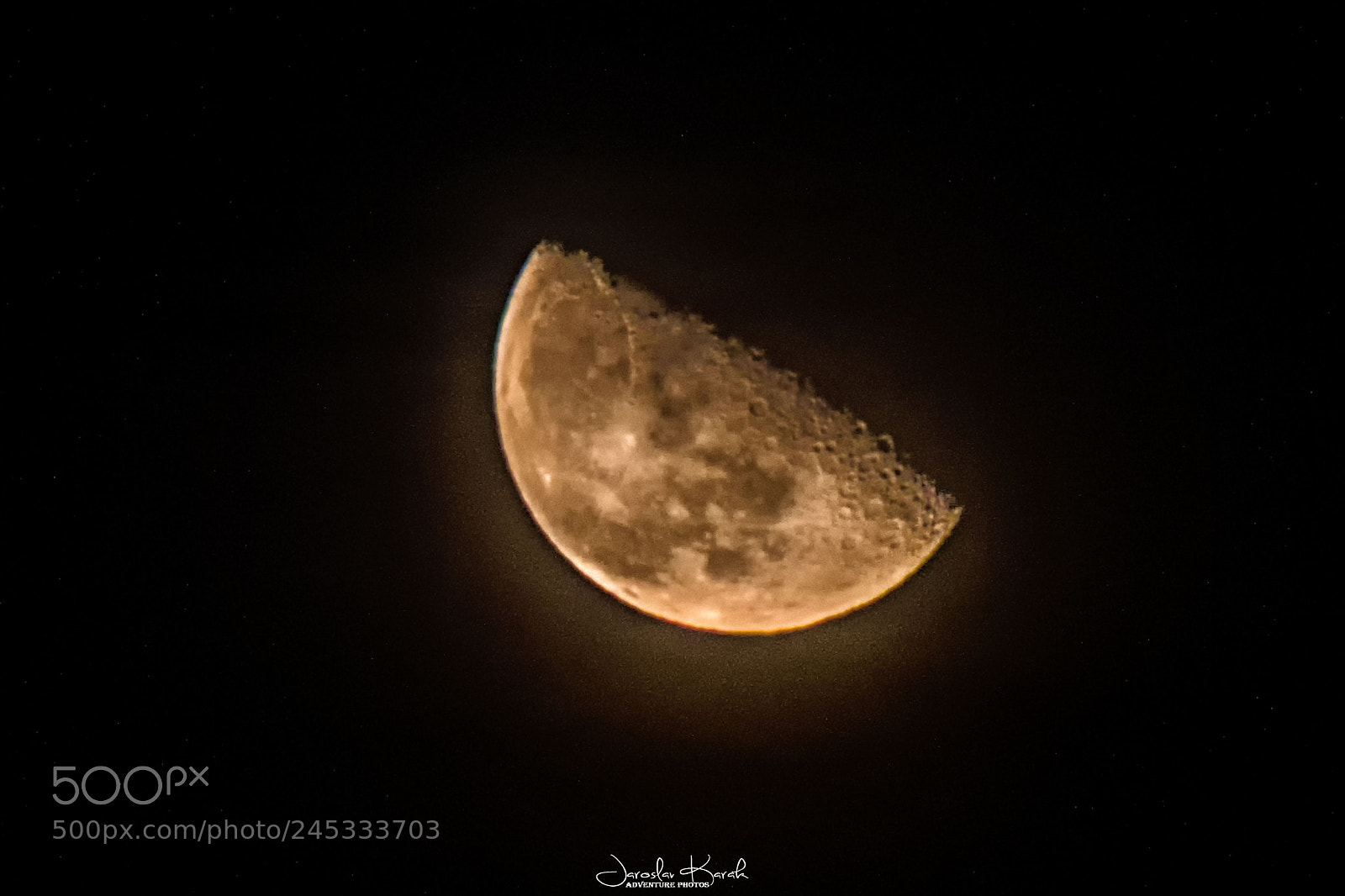 Pentax K-70 sample photo. Moon photography