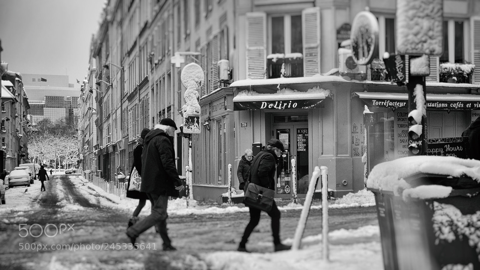 Fujifilm X-T1 sample photo. Paris snowy day snow photography