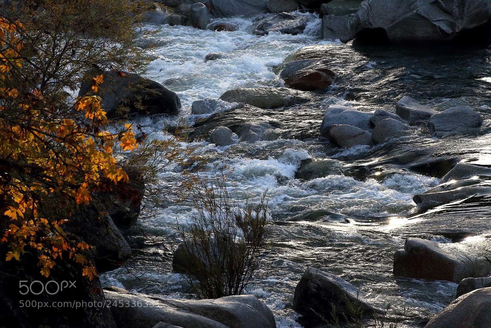 Canon EOS 7D Mark II sample photo. Rapids at sunset photography