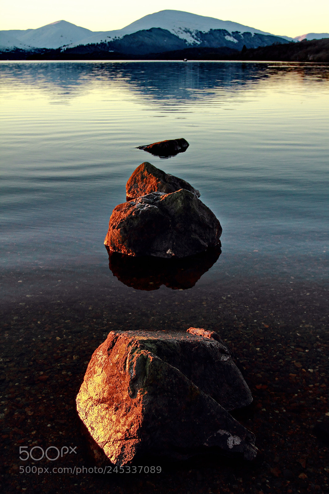 Canon EOS 7D + Canon EF 17-40mm F4L USM sample photo. Loch lomond sunset photography