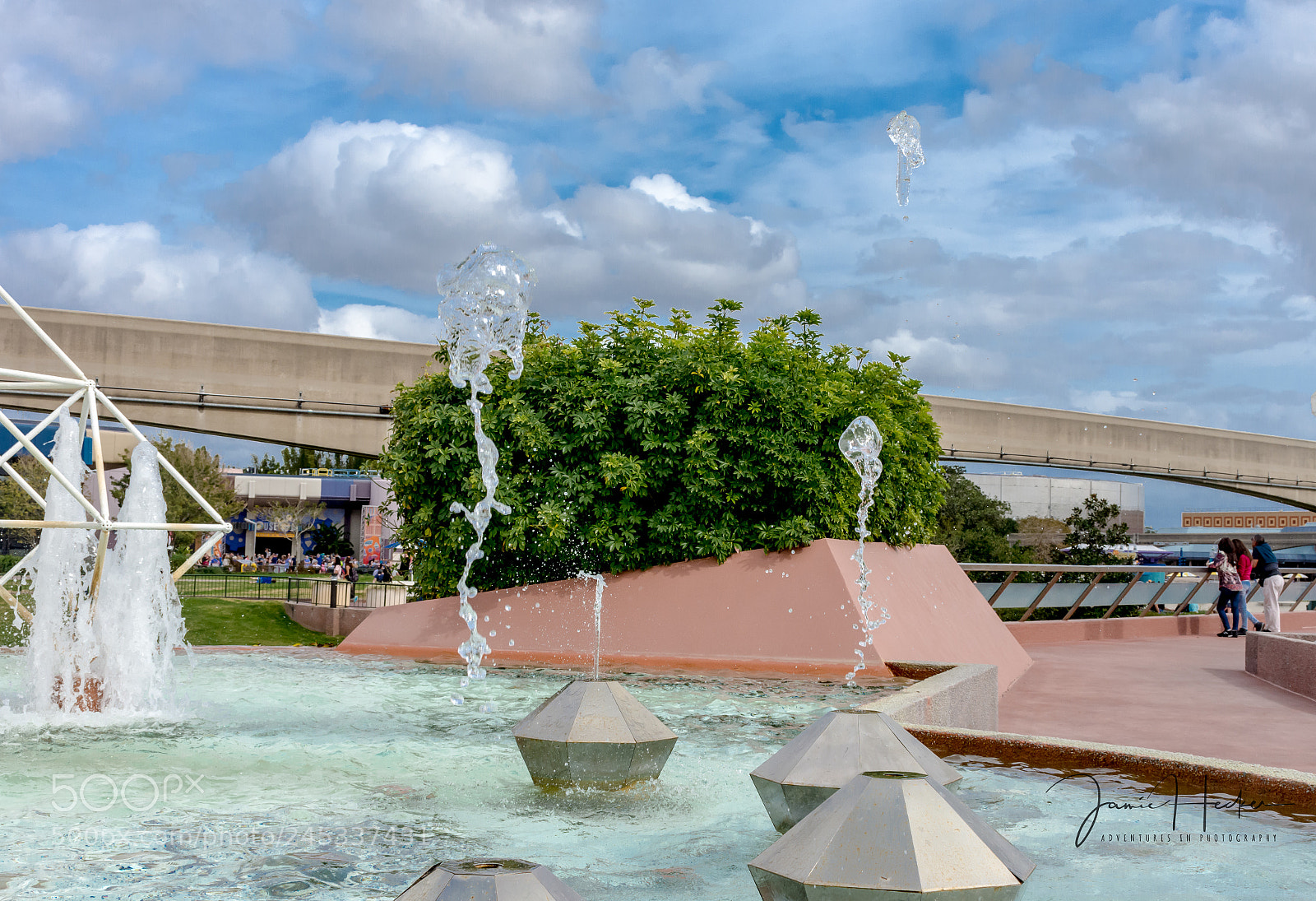 Nikon D7200 sample photo. Epcot fountain photography