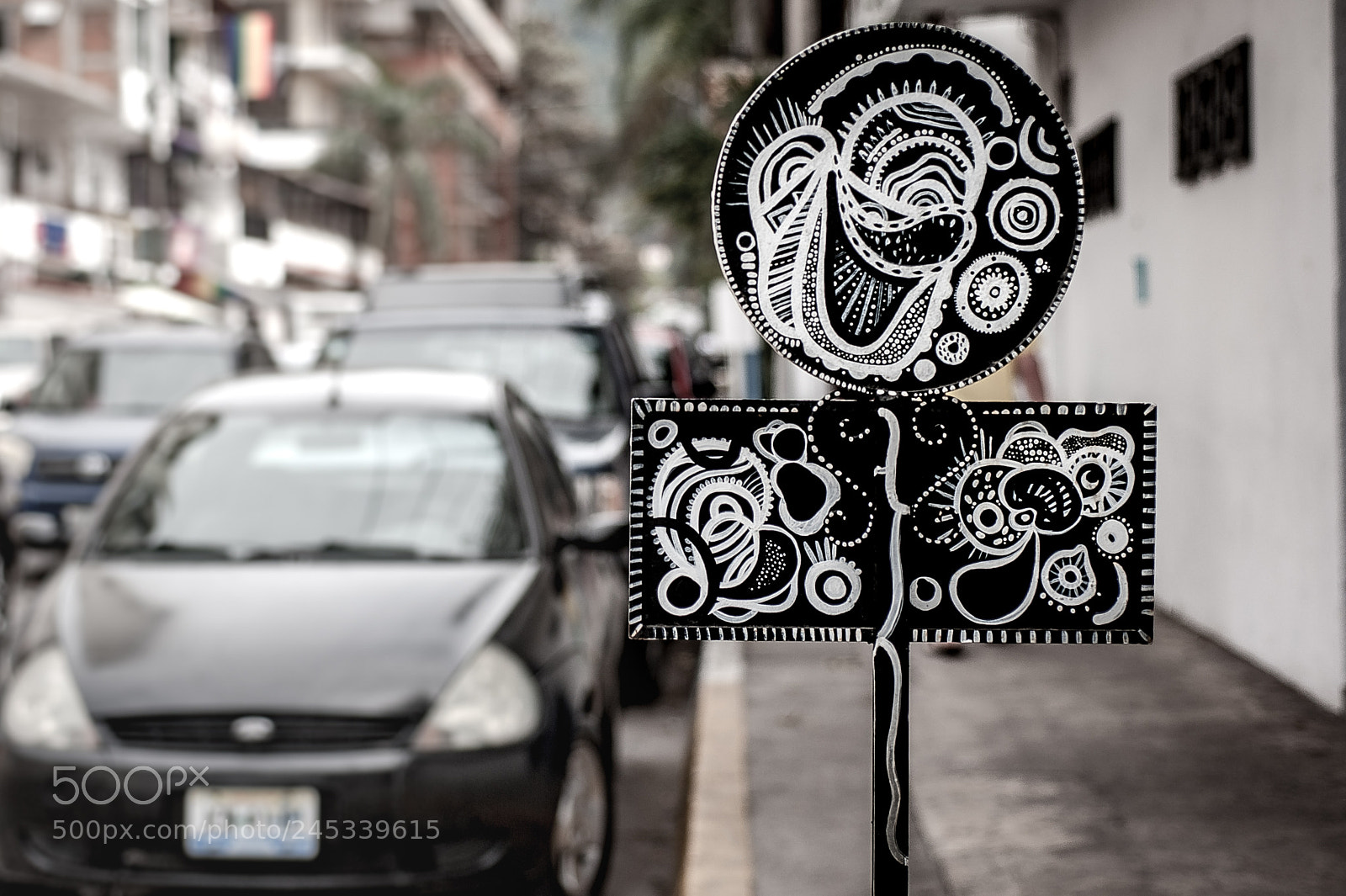 Nikon D700 sample photo. Sign grafitti photography