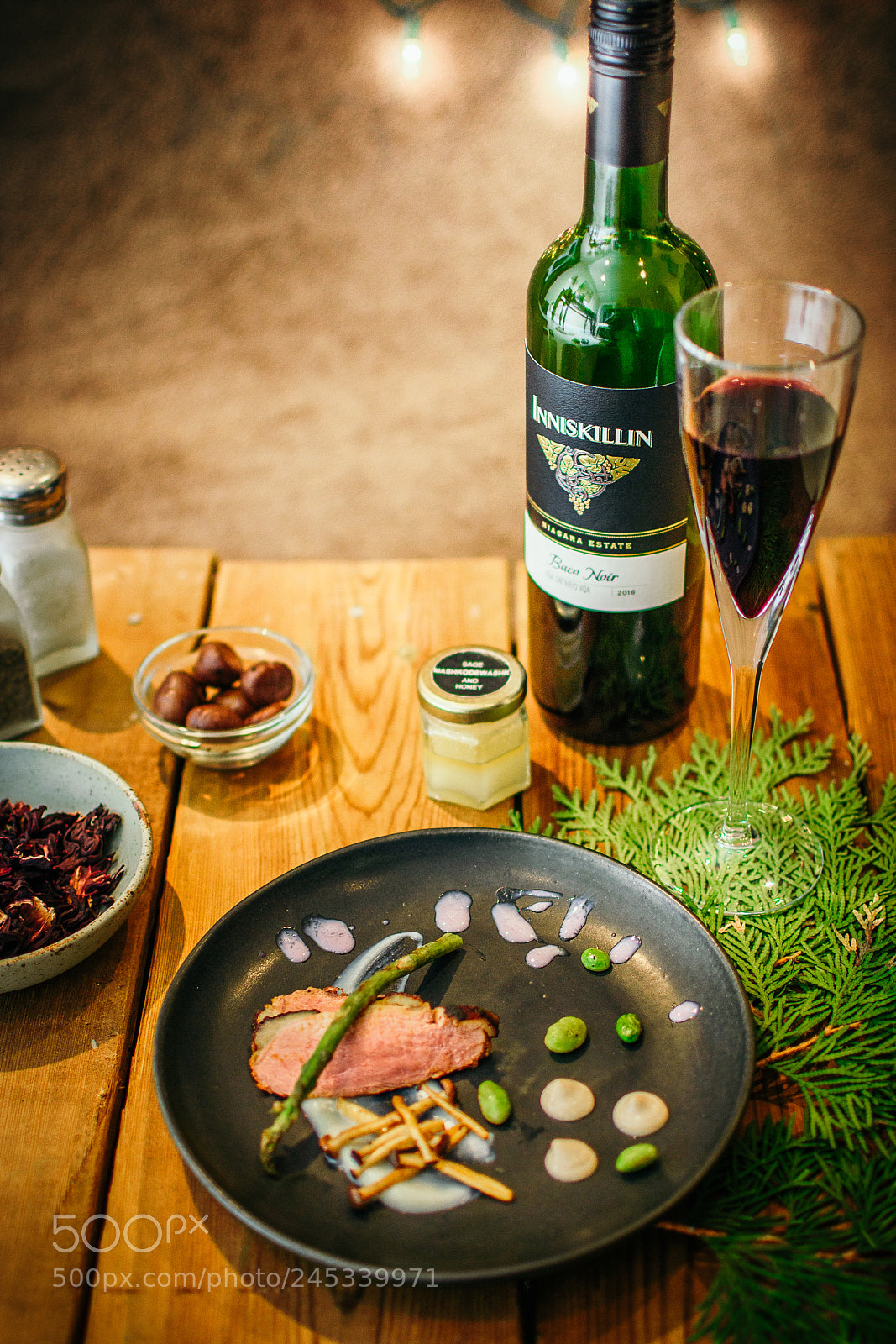 Nikon D7200 sample photo. Duck & wine photography