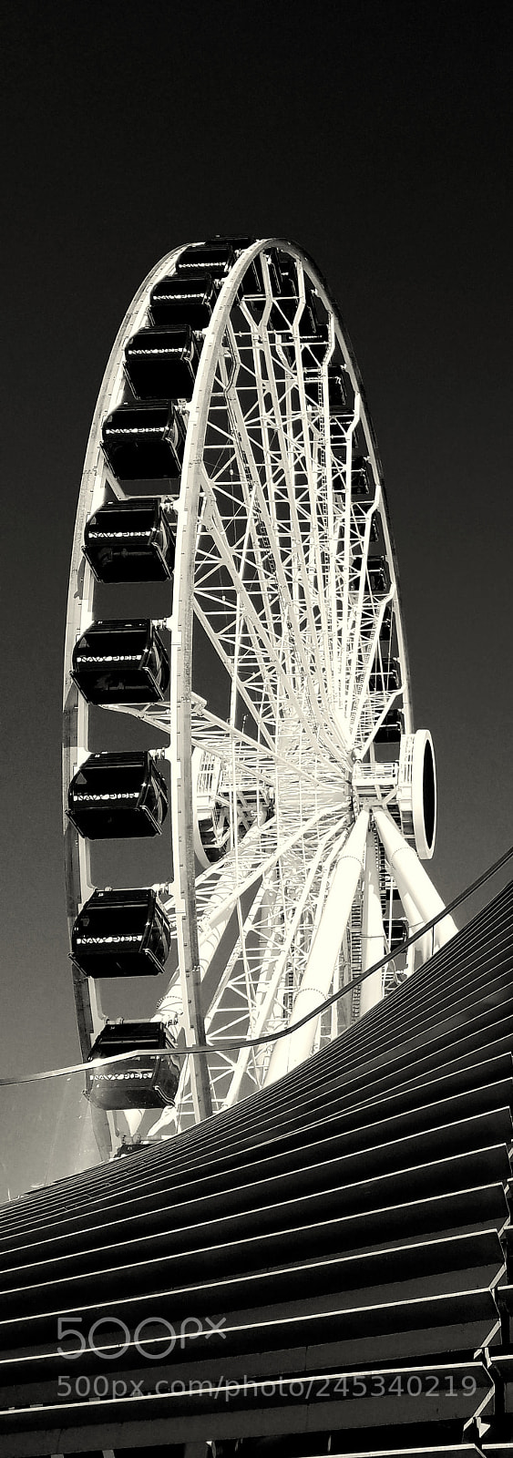 Samsung Galaxy S7 sample photo. Chicago ferris wheel photography