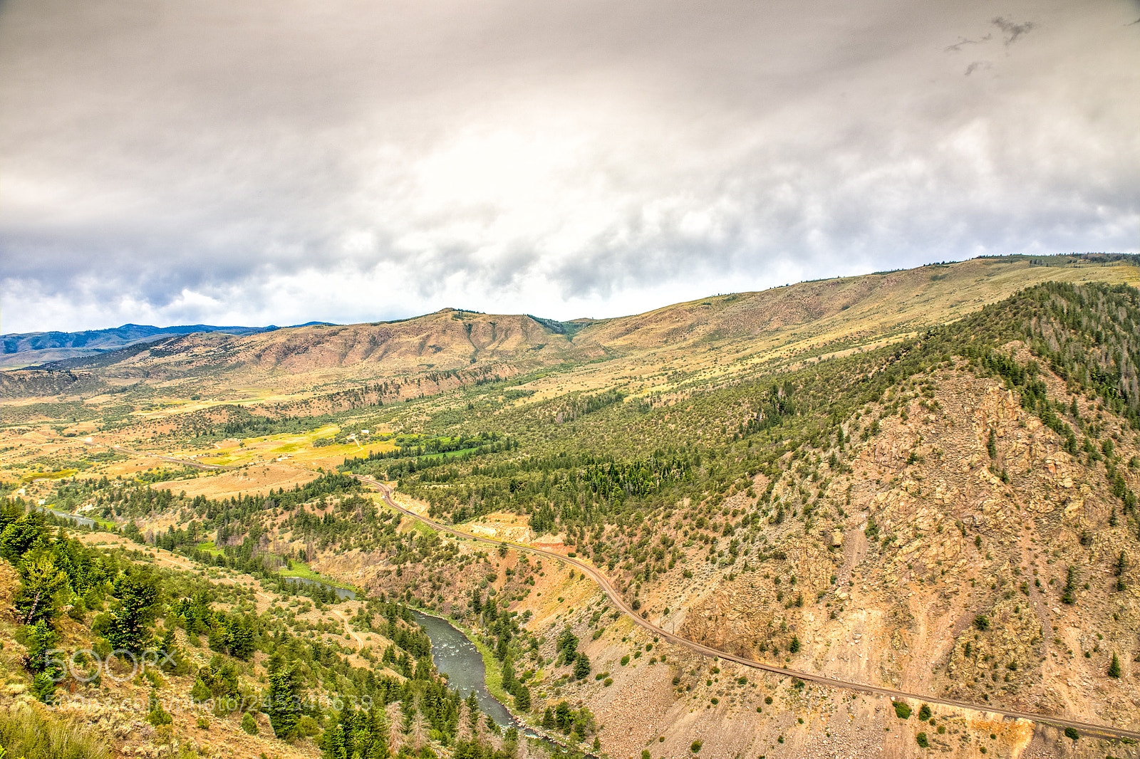 Canon EOS 7D Mark II sample photo. Trough valley with colorado photography