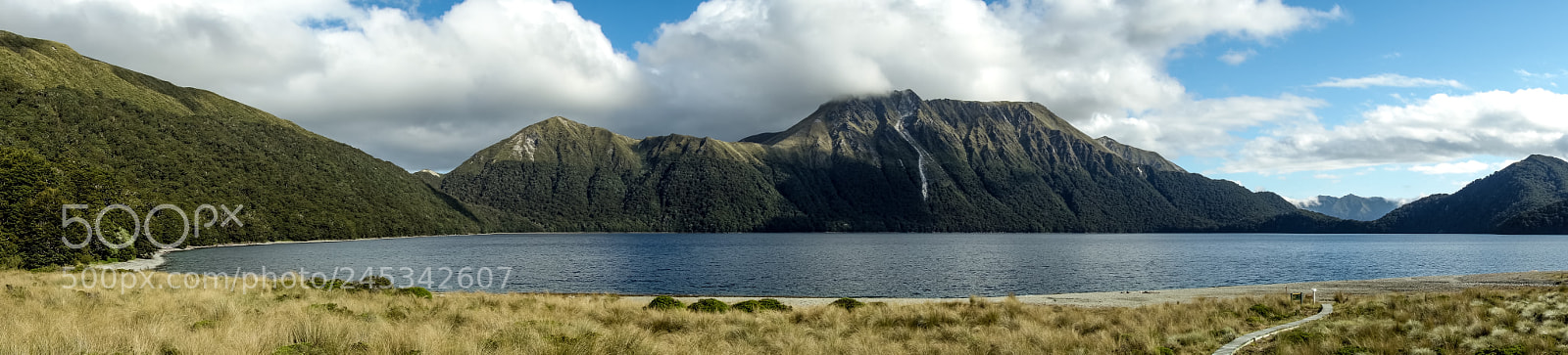 Sony Cyber-shot DSC-RX100 sample photo. Green lake panorama photography