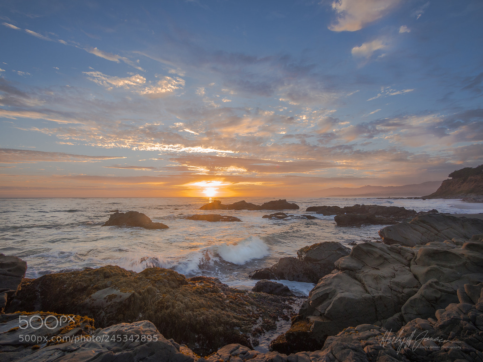 Olympus OM-D E-M5 sample photo. Central coast california sunset photography