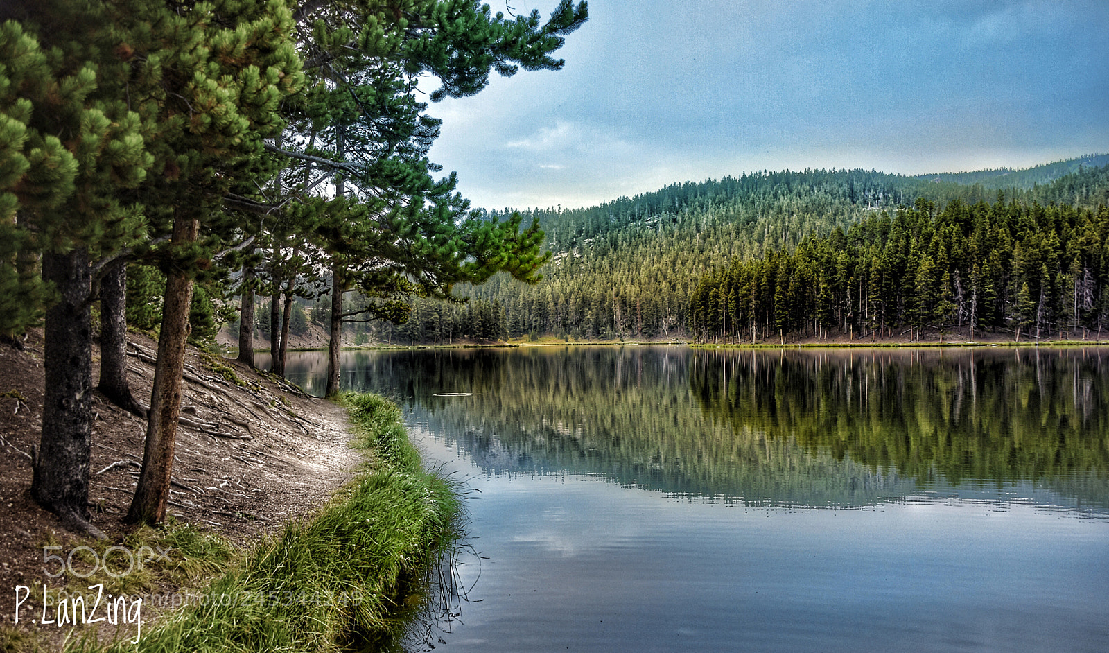 Nikon D810 sample photo. Lake in the bighorns photography