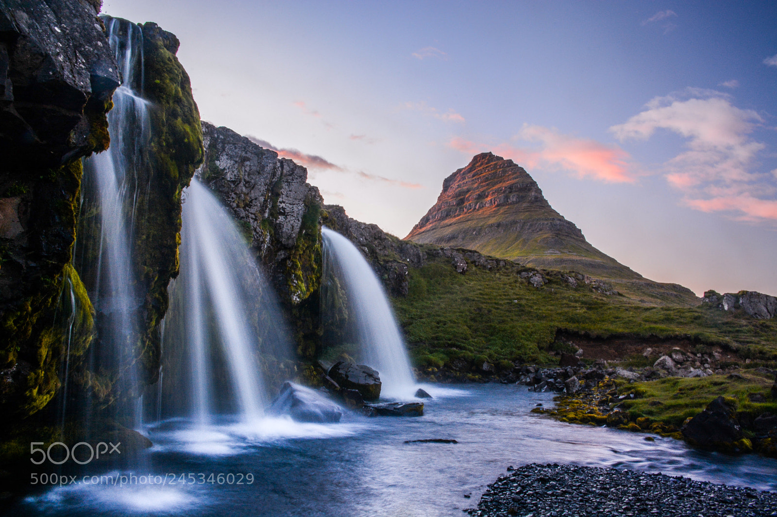 Nikon D7100 sample photo. Kirkjufellsfoss sunset photography