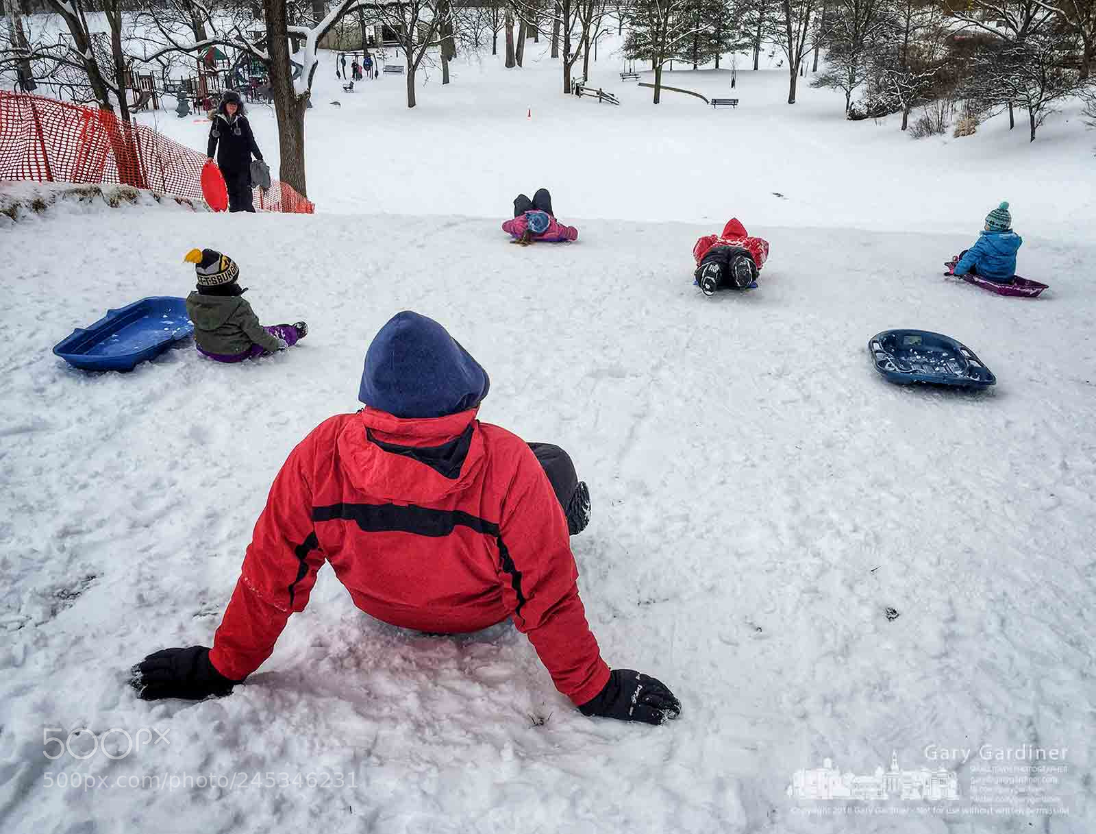 Apple iPhone 6 Plus sample photo. Family sled time photography