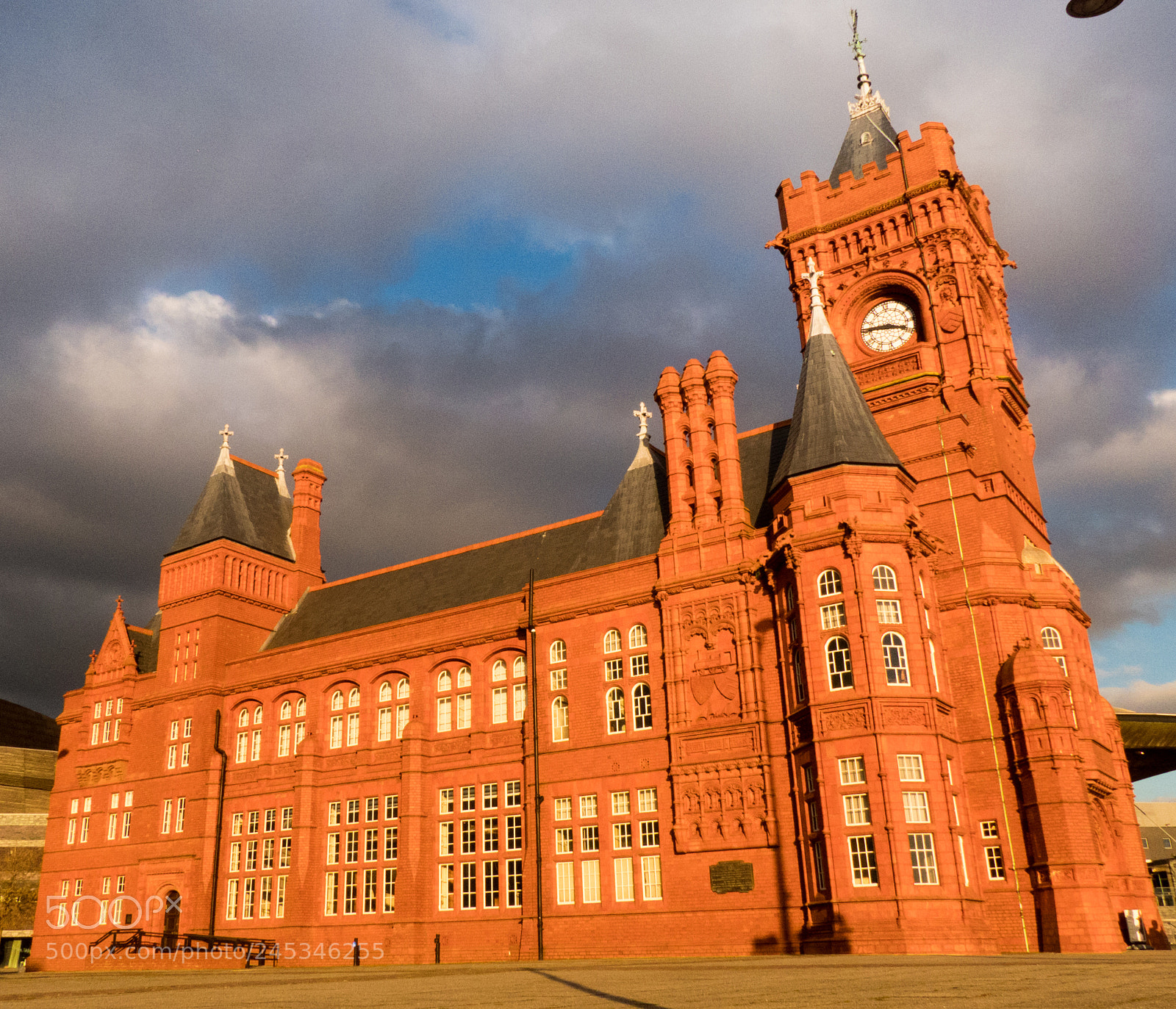 Panasonic Lumix DMC-FZ300 sample photo. Iglesia cardiff bay (de ) photography