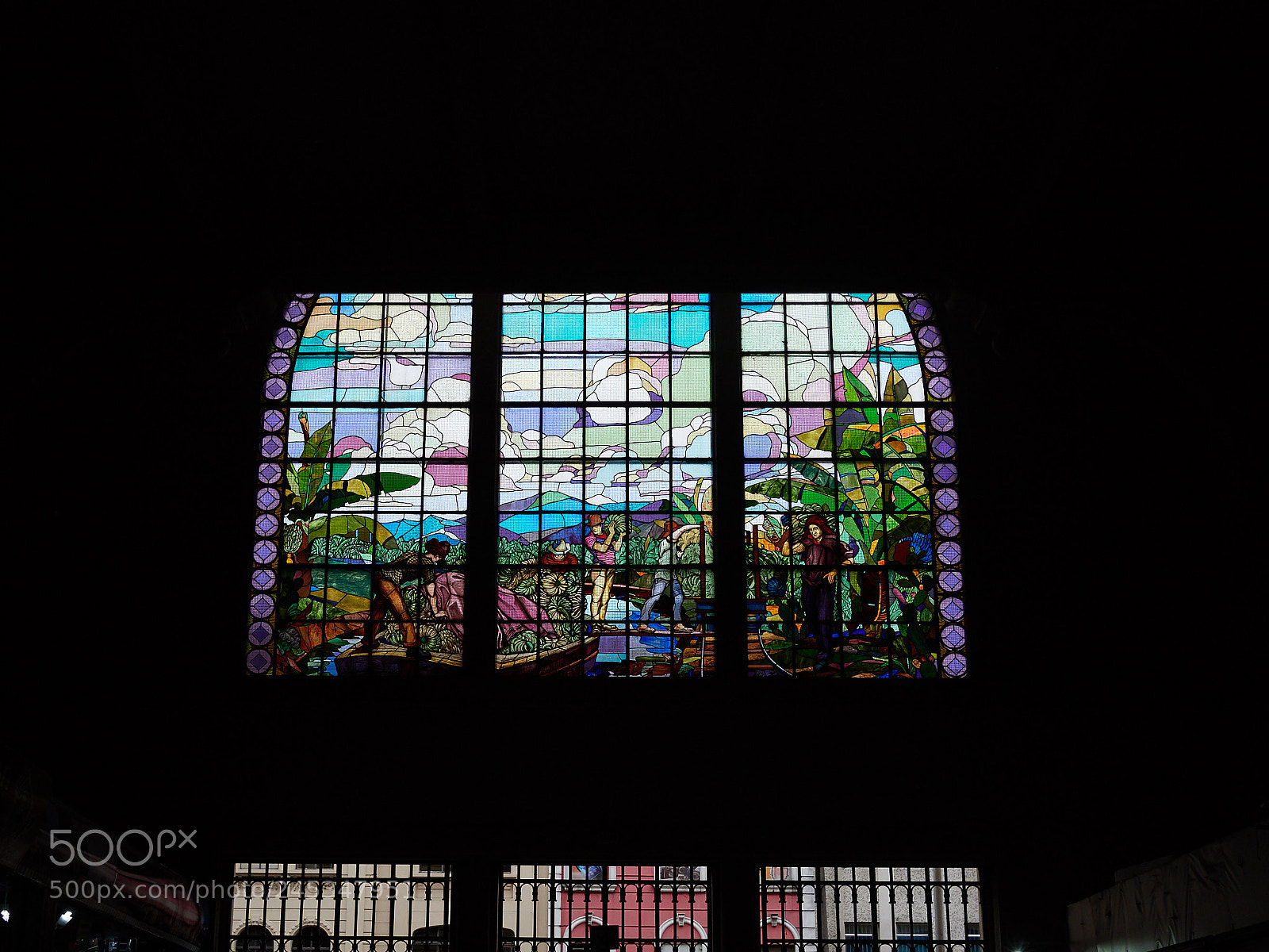 Olympus OM-D E-M1 Mark II sample photo. Municipal market window photography