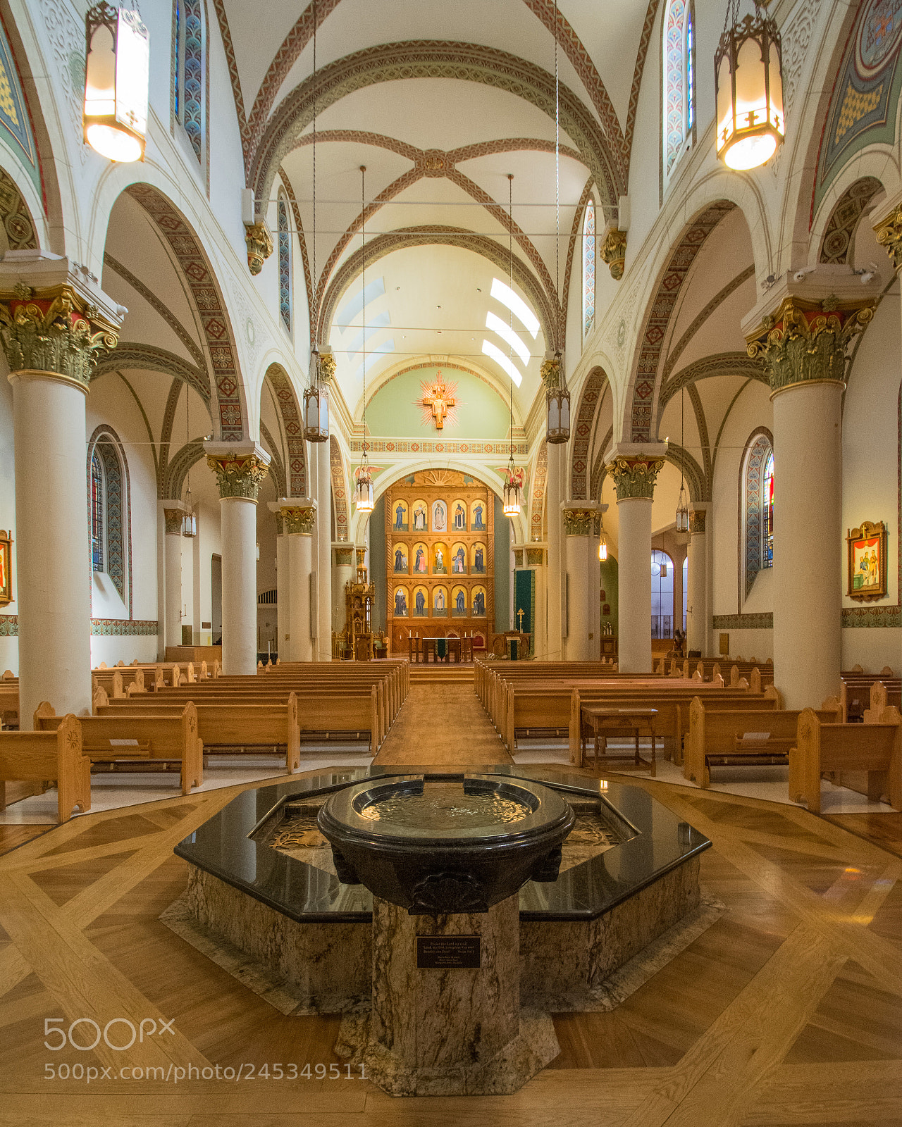 Nikon D7100 sample photo. Baptismal font in the photography