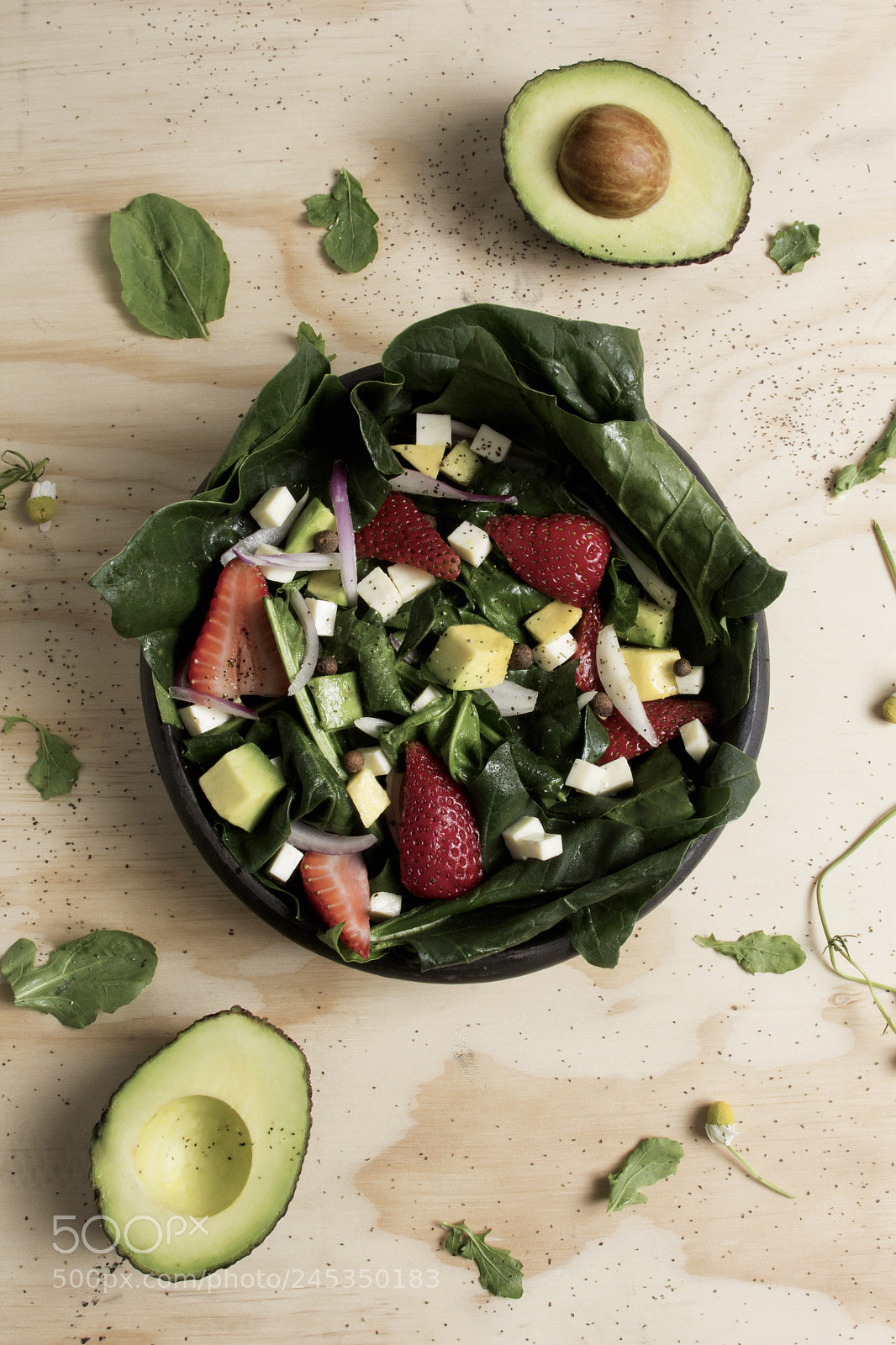 Canon EOS 60D sample photo. Salad photography