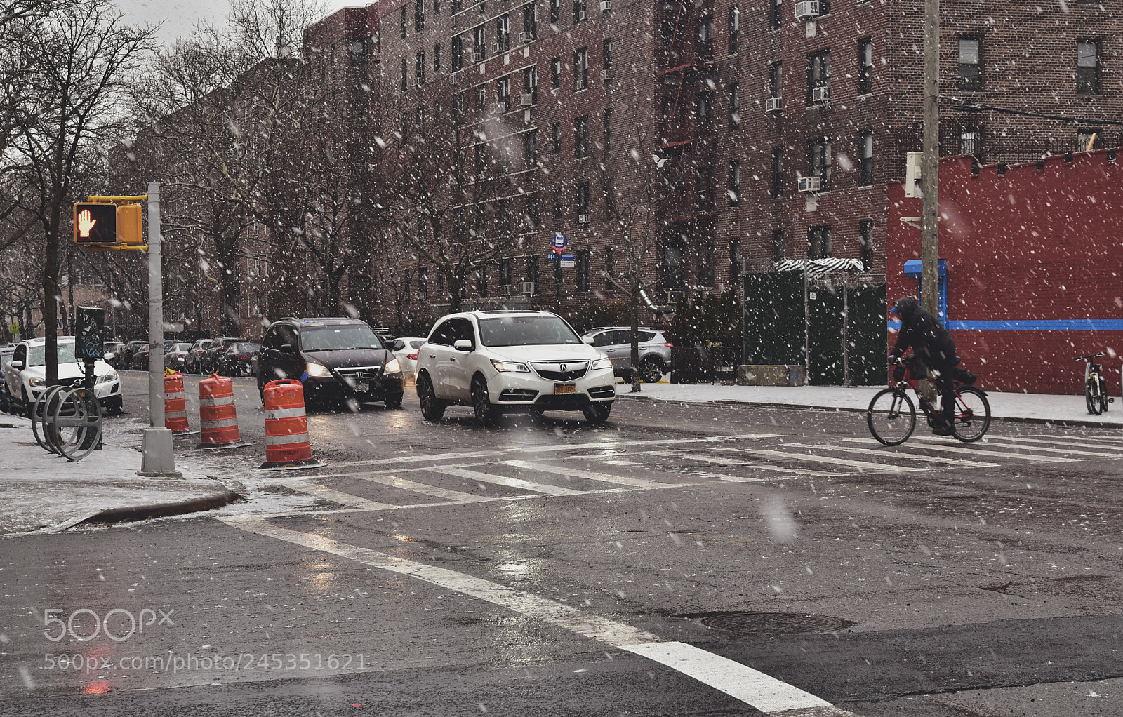 Nikon D5500 sample photo. Morning snow photography
