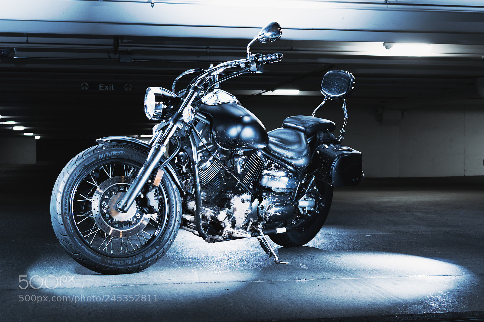 Nikon D3200 sample photo. Yamaha v-star photography