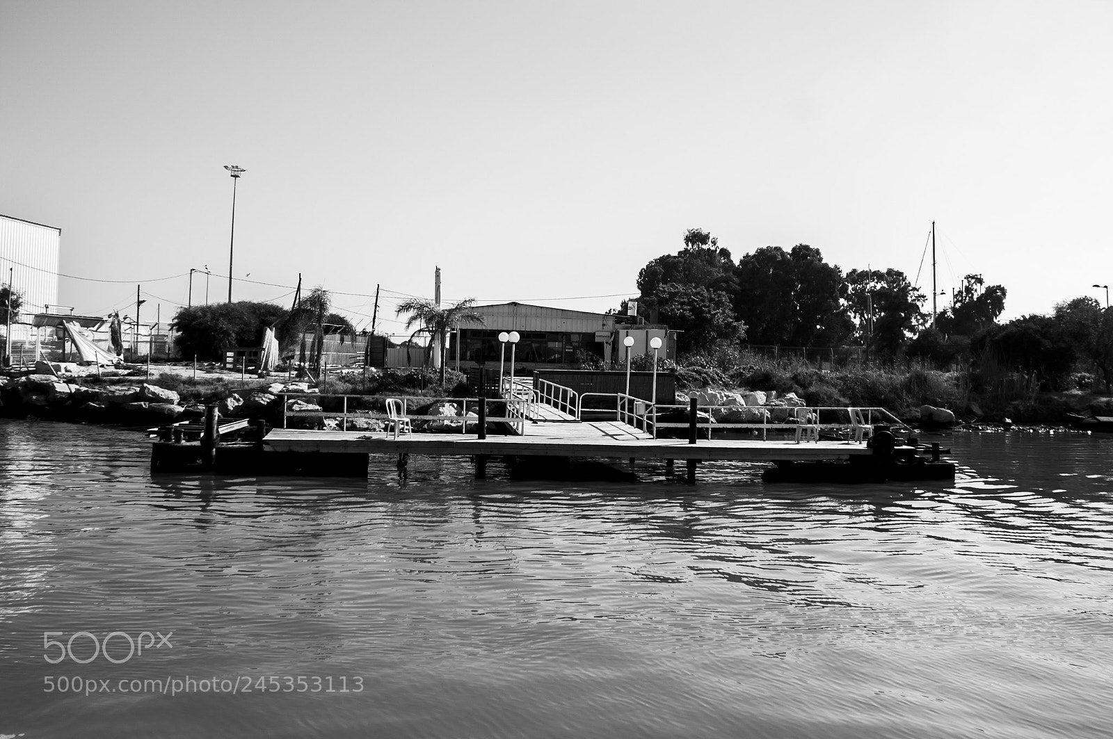 Nikon D50 sample photo. Black and white anchorage photography