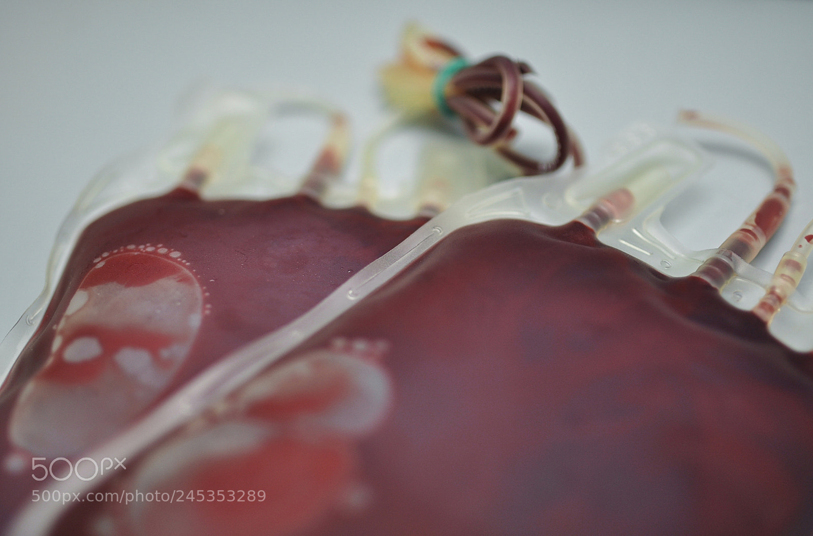 Nikon D90 sample photo. Close-up of blood bag photography