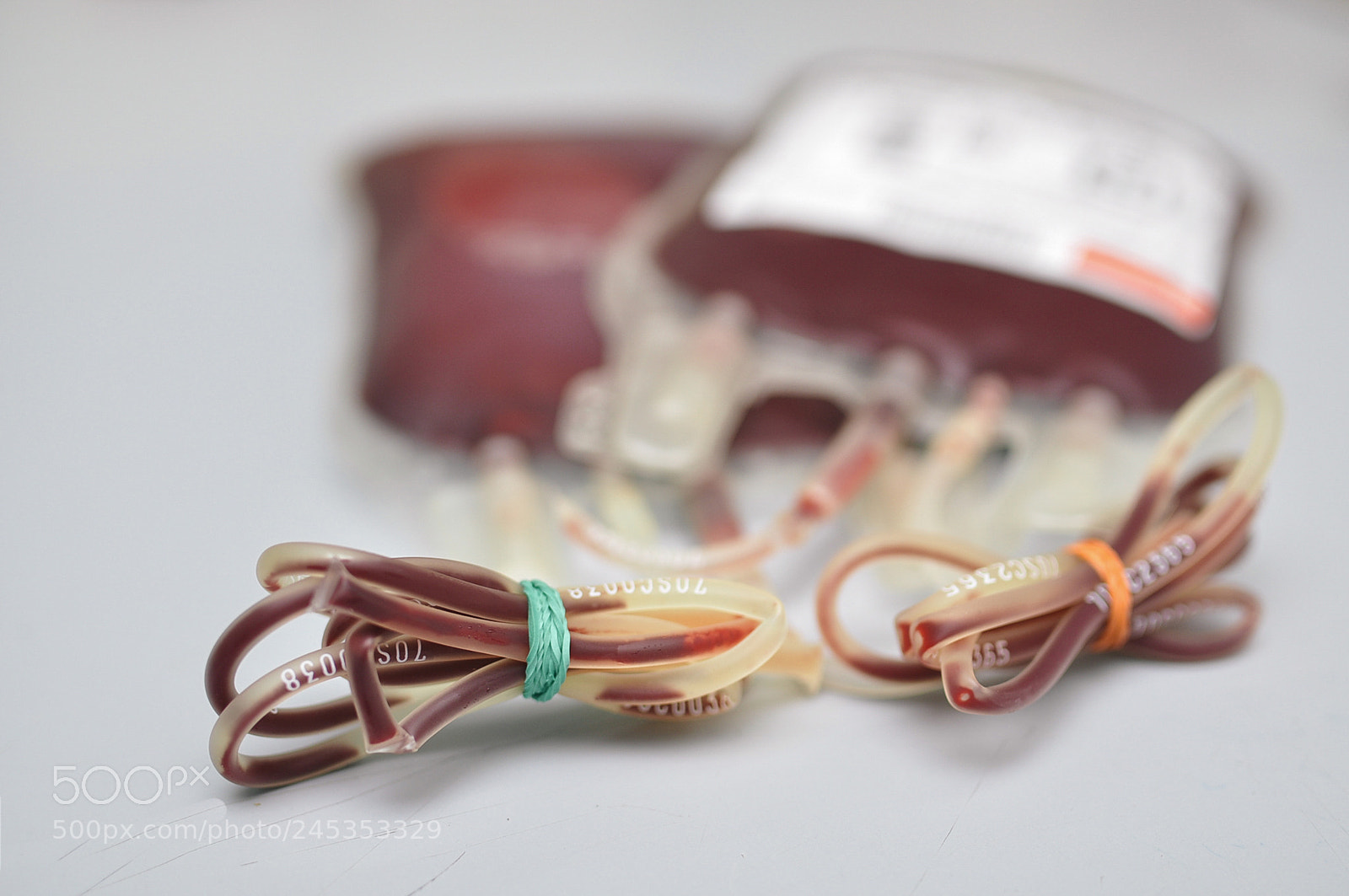 Nikon D90 sample photo. Close-up of blood bag photography