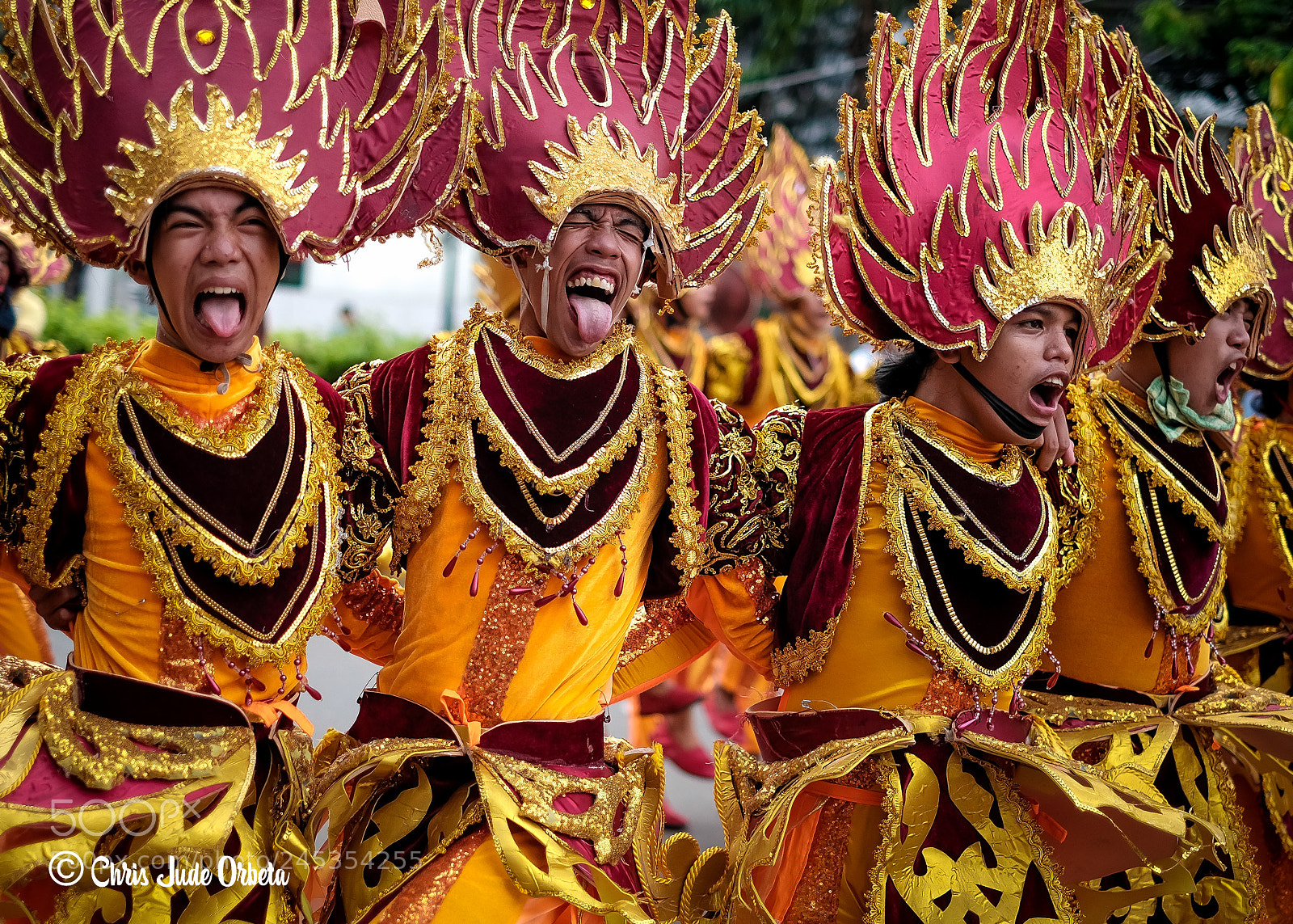 Fujifilm X-T10 sample photo. Sinulog street dancing photography