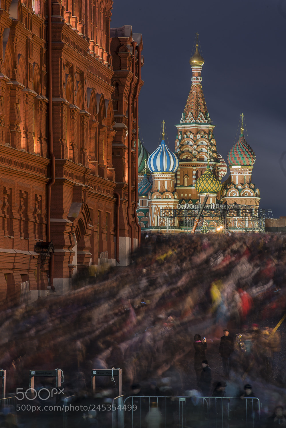 Nikon D800 sample photo. Moscow new years eve photography