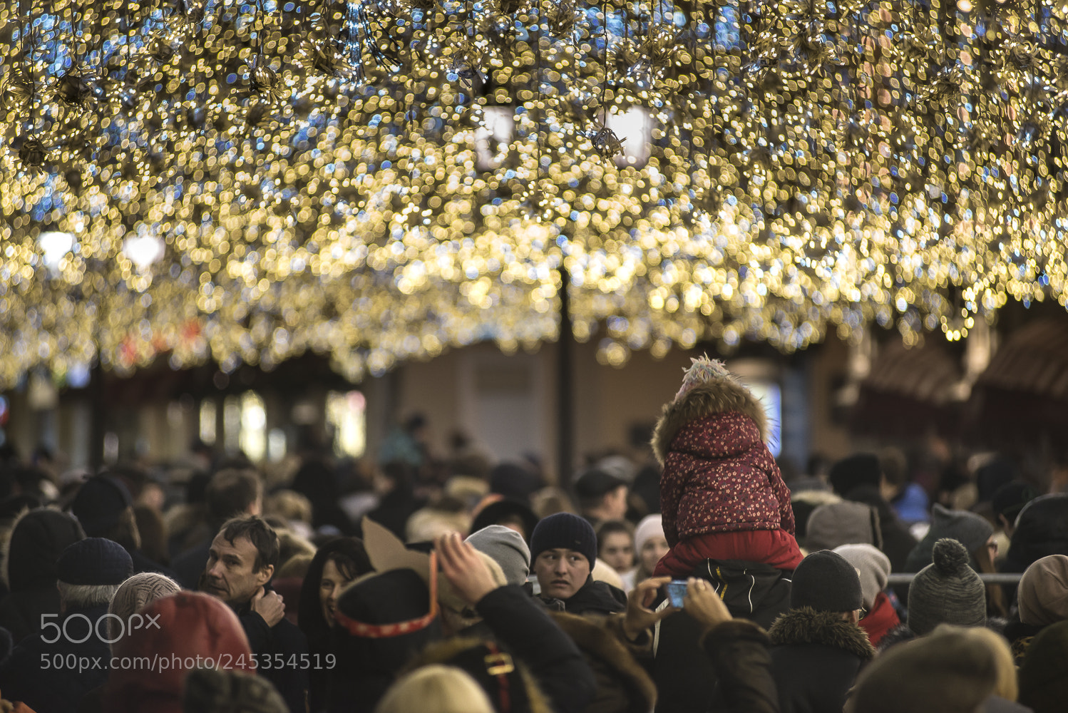 Nikon D800 sample photo. Moscow new years eve photography