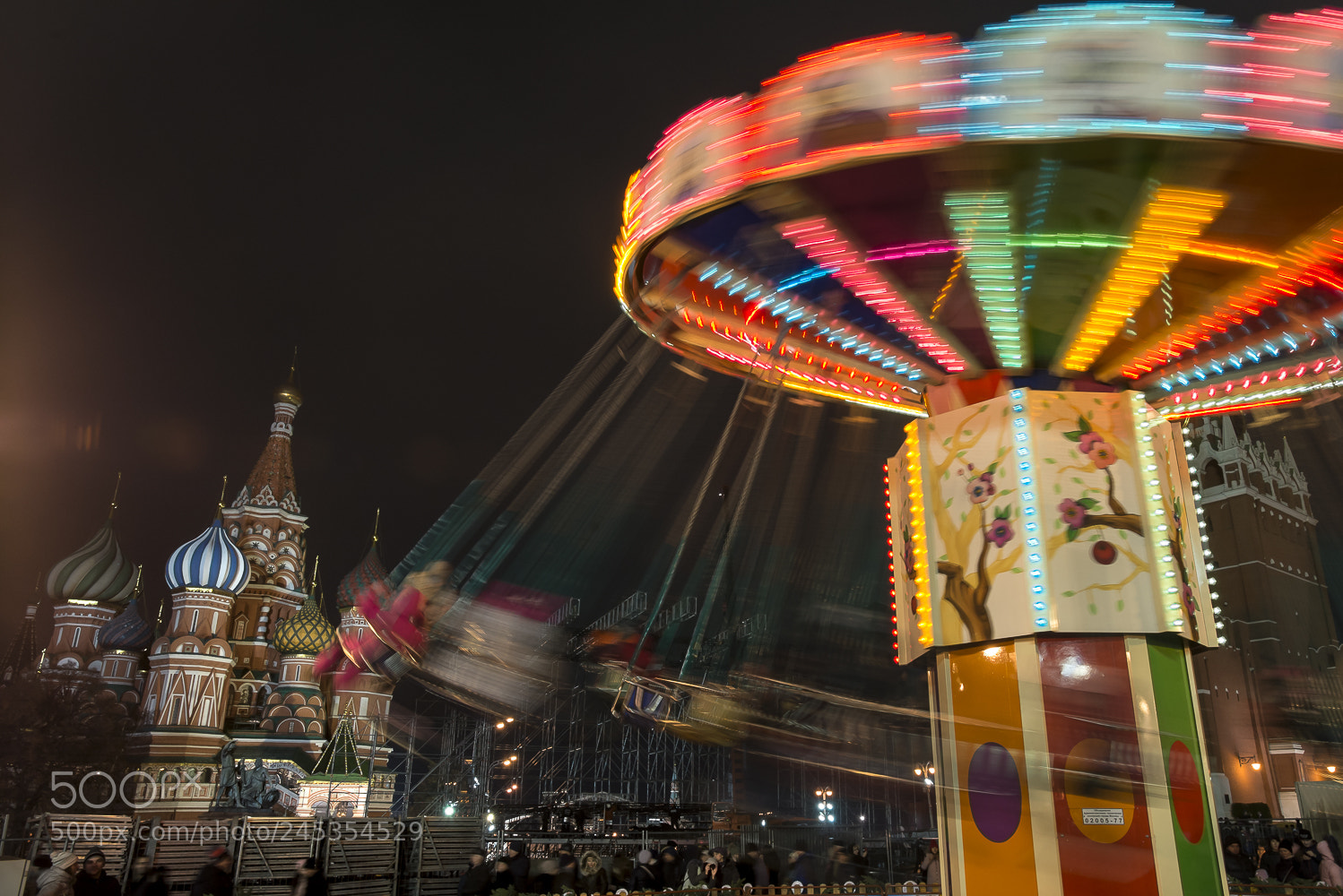 Nikon D800 sample photo. Moscow new years eve photography
