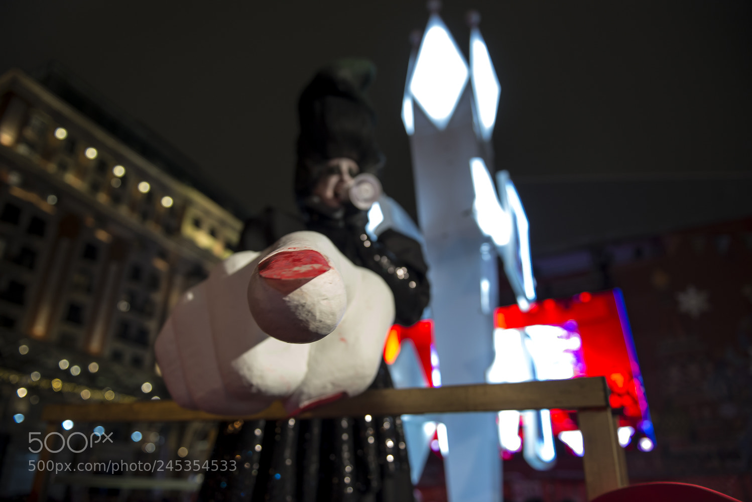 Nikon D800 sample photo. Moscow new years eve photography