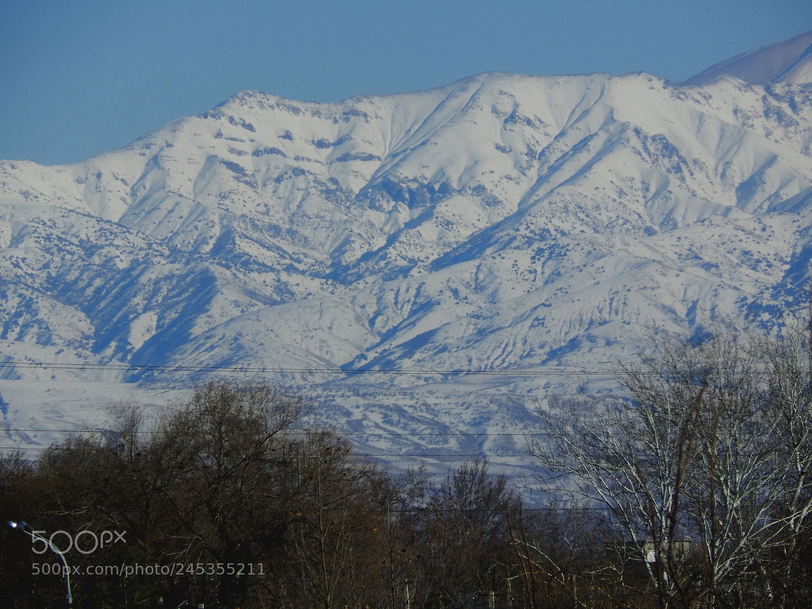 Nikon Coolpix L820 sample photo. Mountains with snow photography