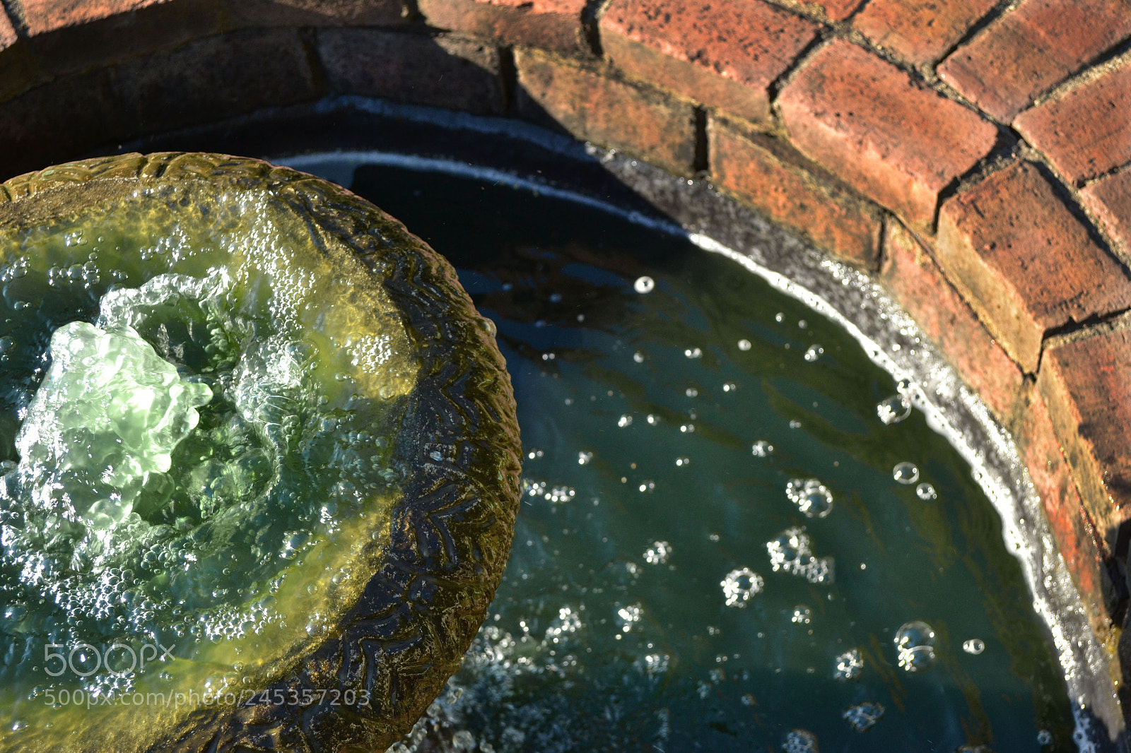 Nikon D3100 sample photo. Fountain photography