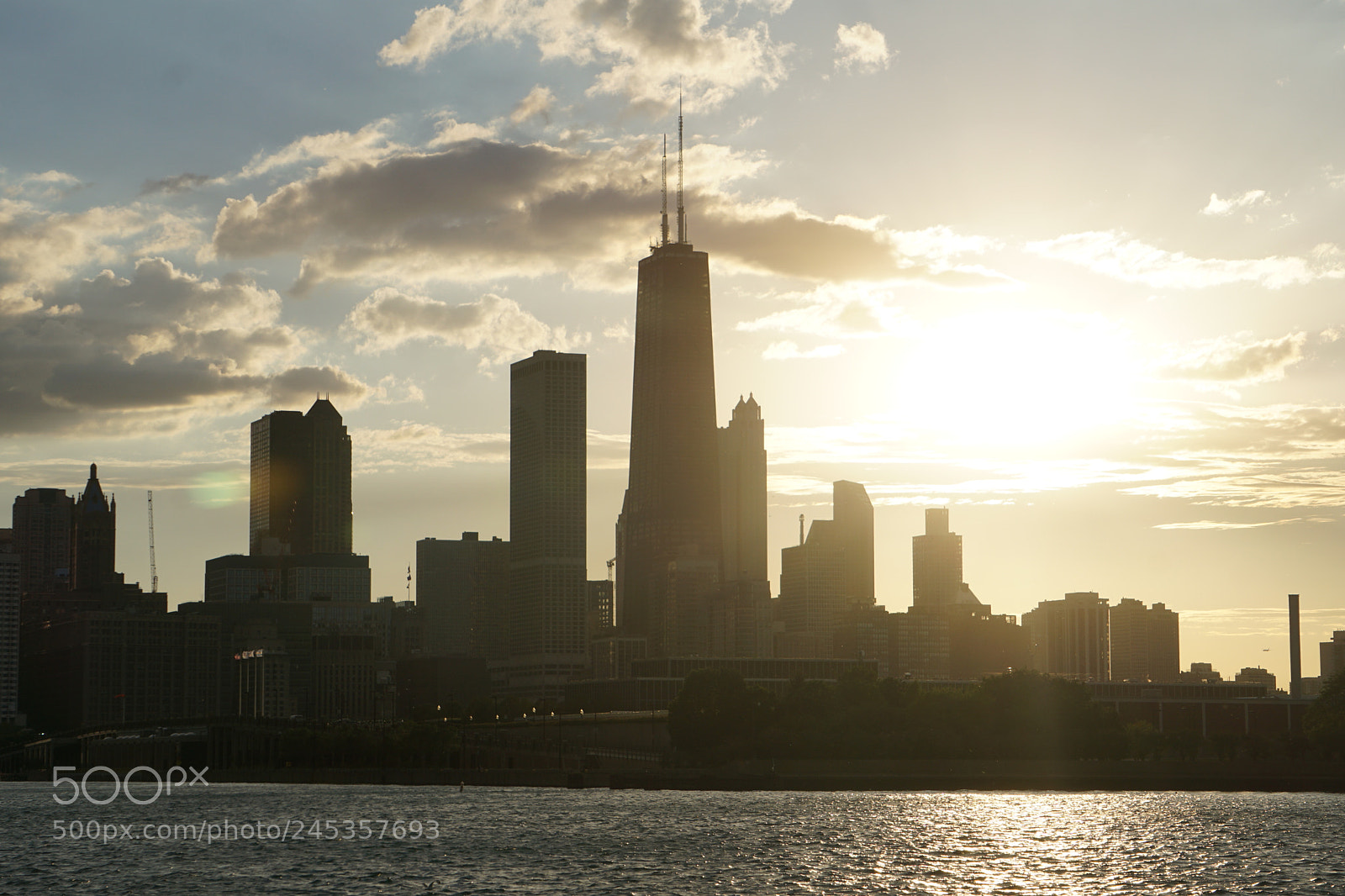 Sony a6000 sample photo. Sunset in chicago photography
